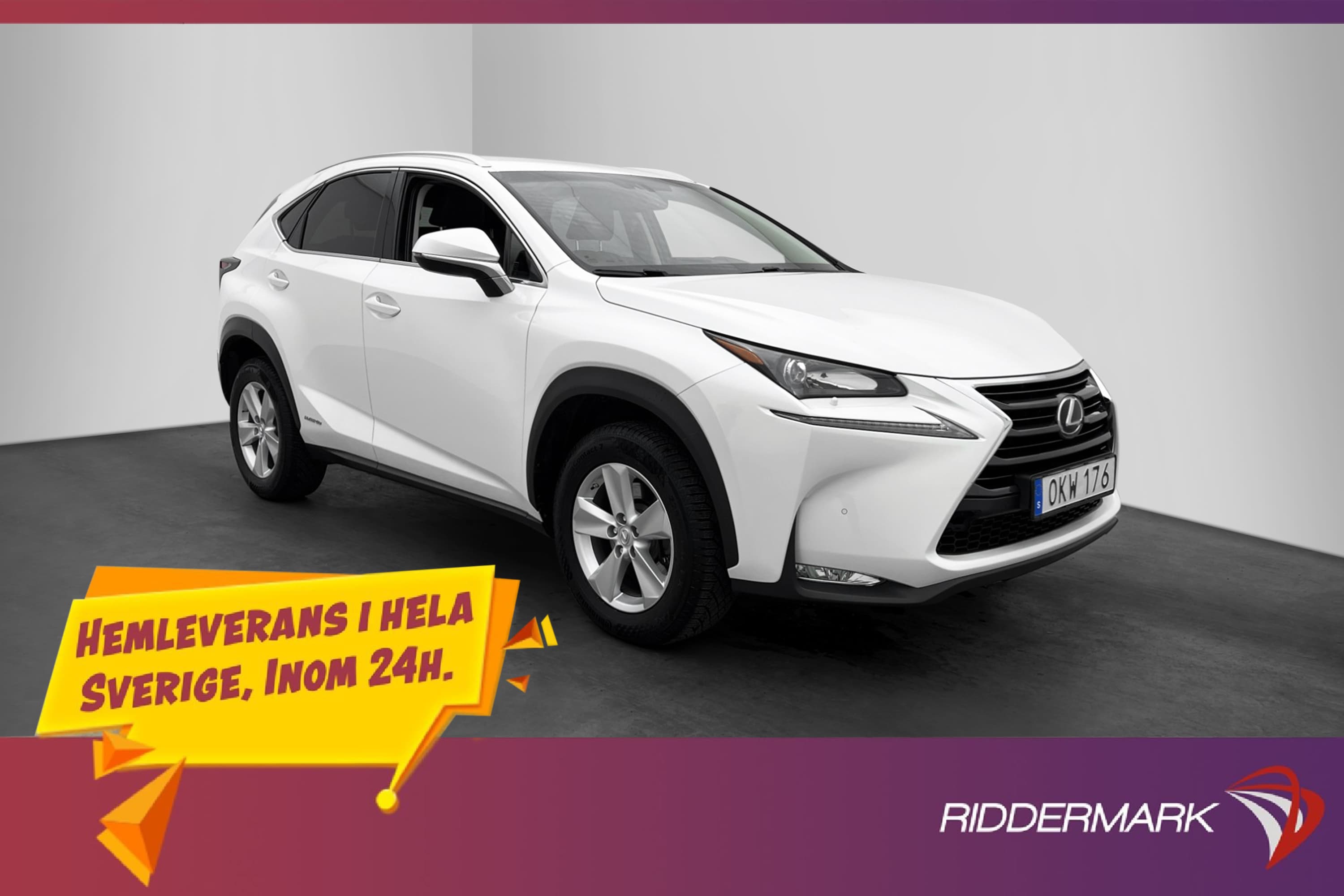Lexus NX 300h AWD 197hk Executive Skinn Kamera Navi Elstolar