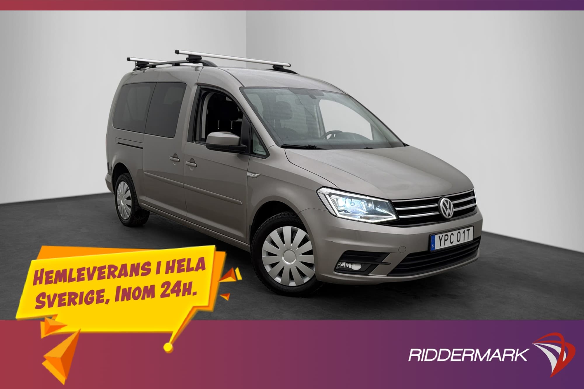 Volkswagen Caddy Maxi Life 1.4TSI Värm Kamera CARPLAY 7-Sits