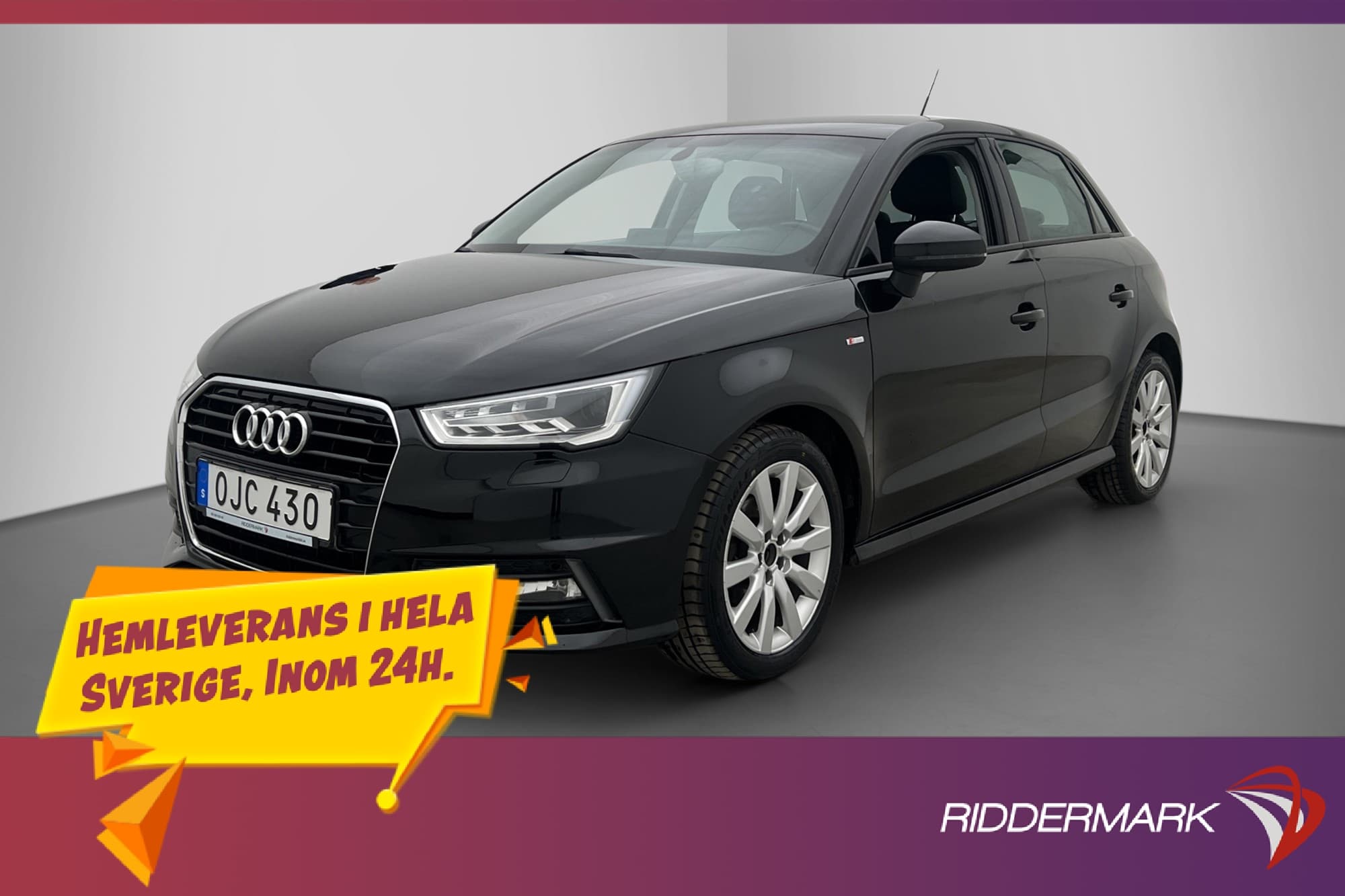 Audi A1 Sportback 1.0 TFSI 95hk S-Line Farthållare