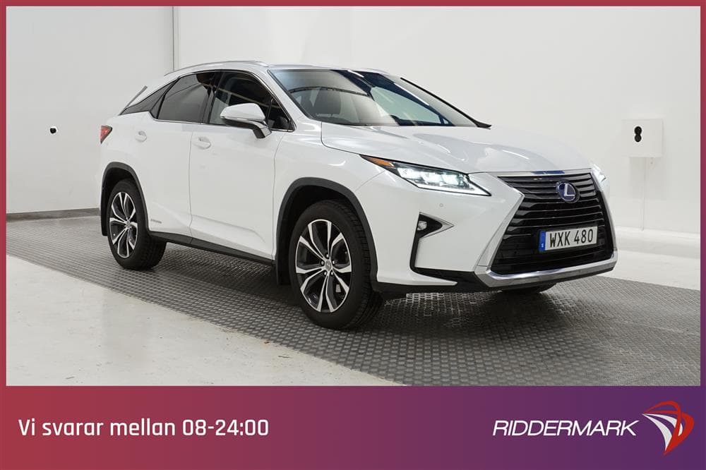 Lexus RX 450h AWD 313hk AWD Navi B-kam Drag LÅGSKATTexteriör