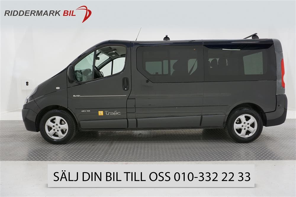 Renault Trafic Passenger 2.0 dCi Black Edt 8-sits Navi Drag