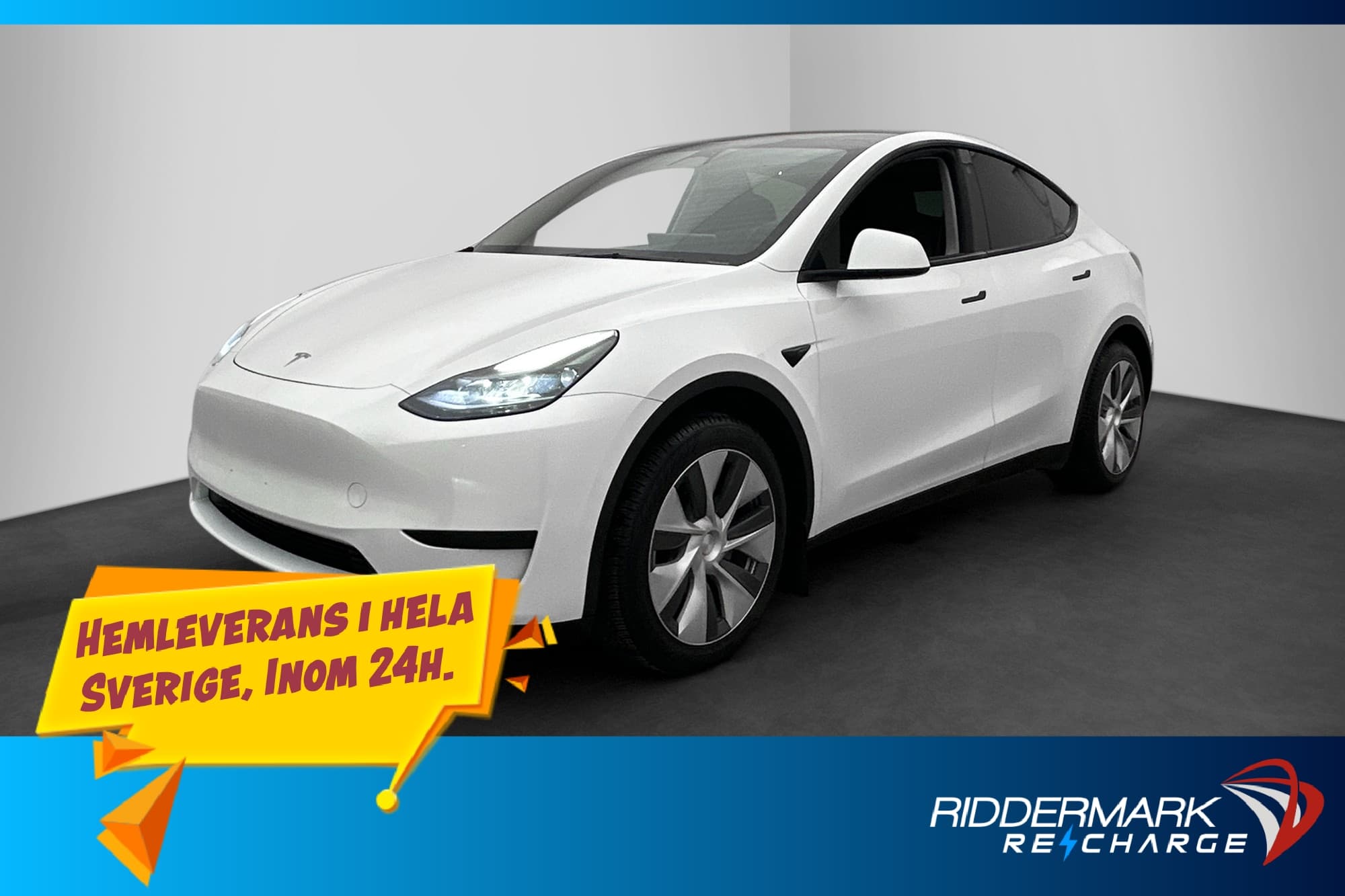 Tesla Model Y Standard Range Autopilot Drag Svensksåld MOMS