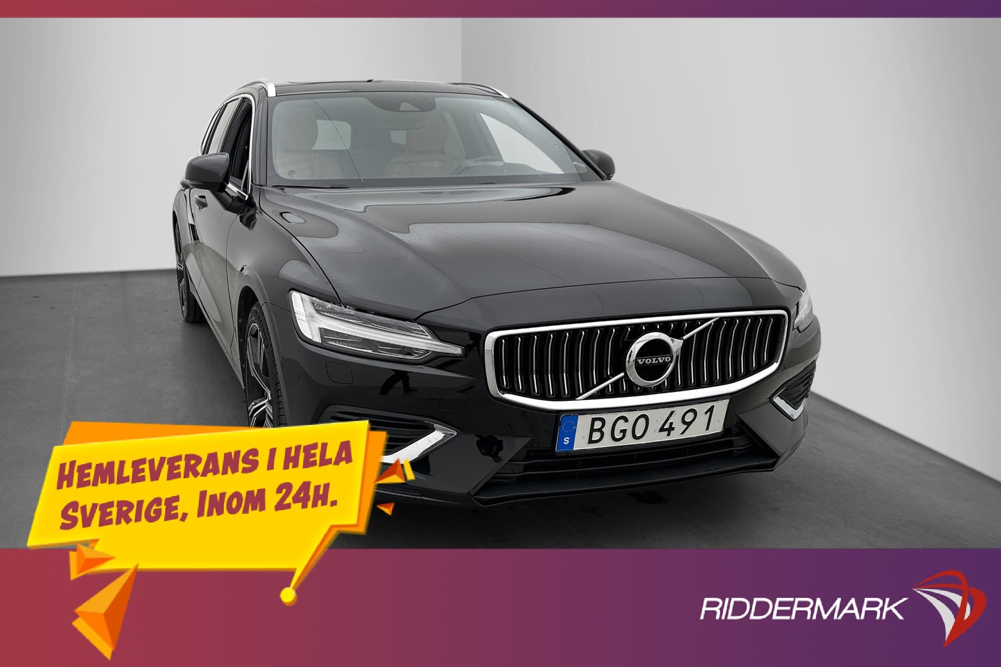 Volvo V60 T8 AWD Inscription Pano Läder Kamera Orrefors Navi