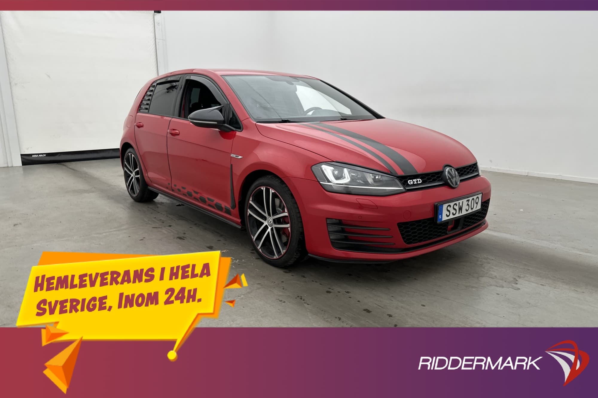 Volkswagen Golf GTD 2.0 TDI 184hk Adaptiv P-Sensorer Xenon