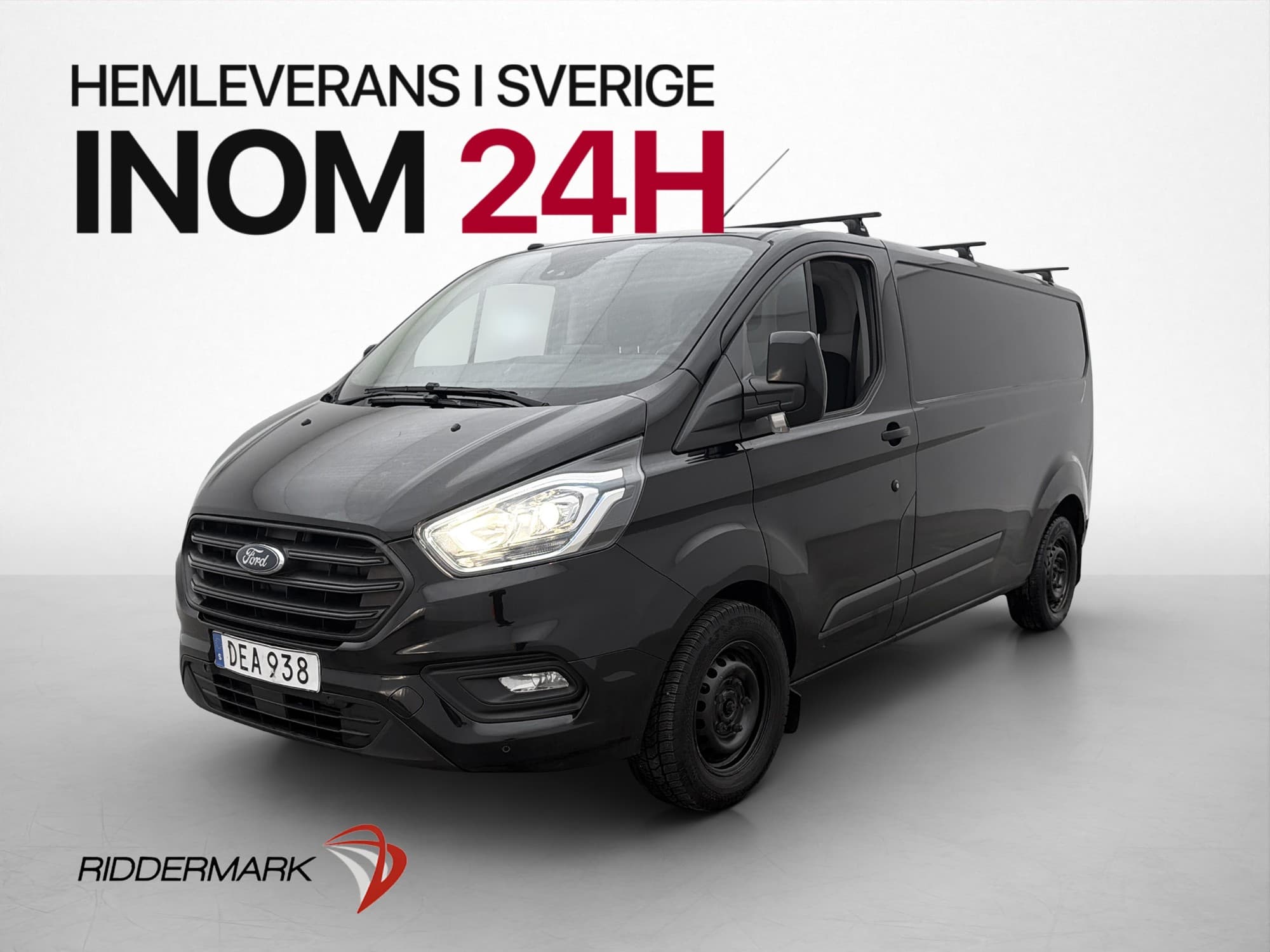 Ford Transit Custom L2 Värmare Dragkrok 3-Sits B-Kamera MOMS