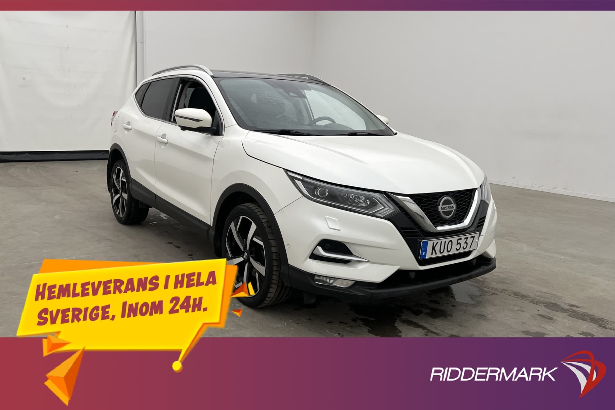Nissan Qashqai 1.3 DIG-T 160hk Tekna Pano 360° Navi