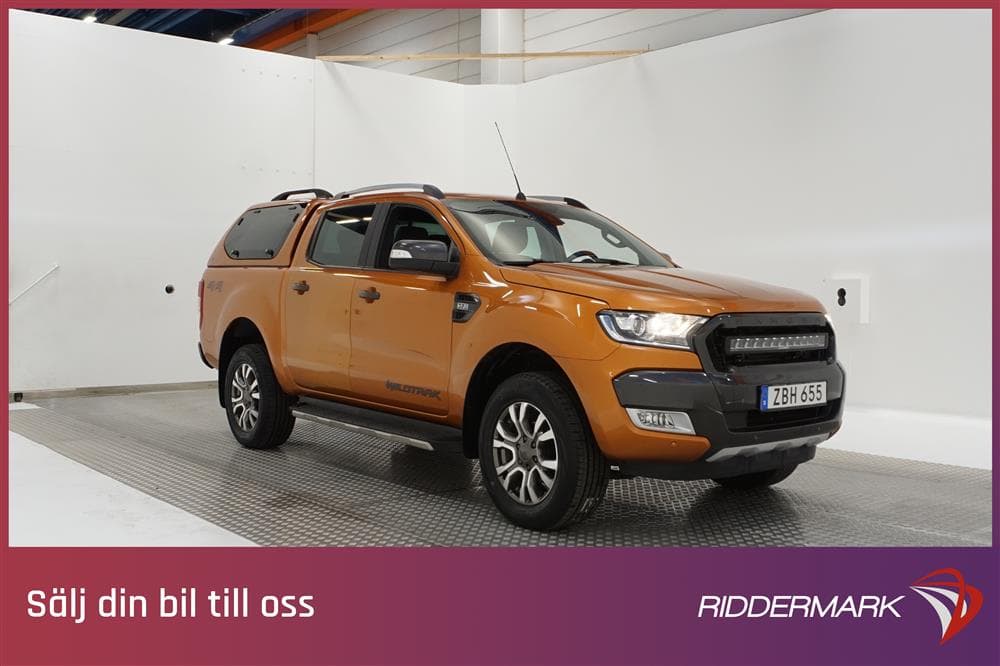 Ford Ranger Wildtrak 3.2 TDCi Aut 4WD 200hk Värmare Moms