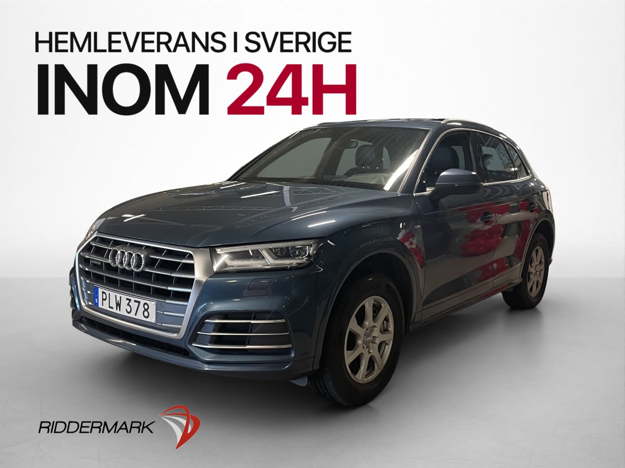 Audi Q5 2.0 TDI Q S-Line Pano B&O Cockpit Navi Halvskinn