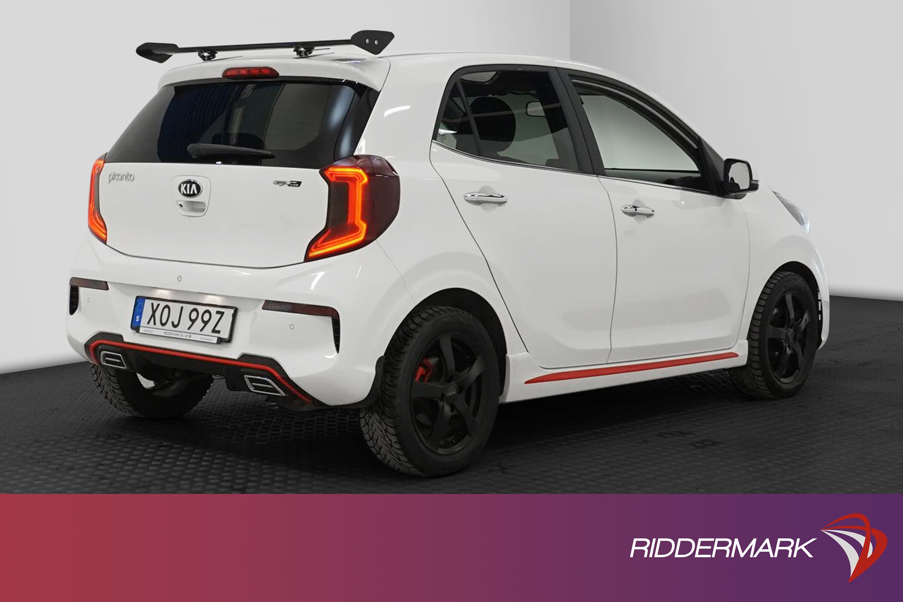 Kia Picanto 1.0 100hk GT-line Skinn B-kam GPS UNIK 0,45l/mil