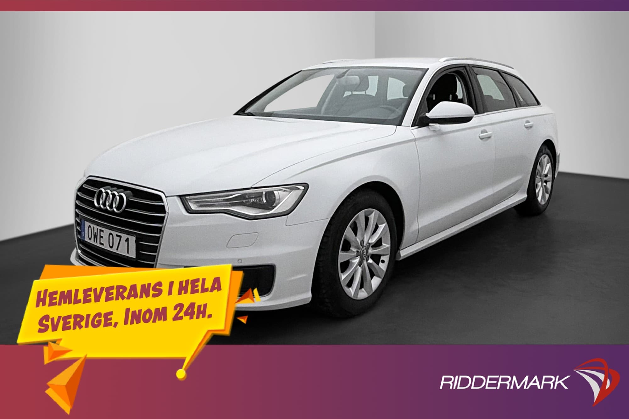 Audi A6 2.0 TDI 190hk Värmare Dragkrok P-Sensorer Keyless