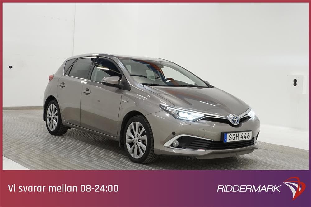 Toyota Auris 1.8 Hybrid 136hk M-Värm H-Skinn B-Kam 0,39L/mil