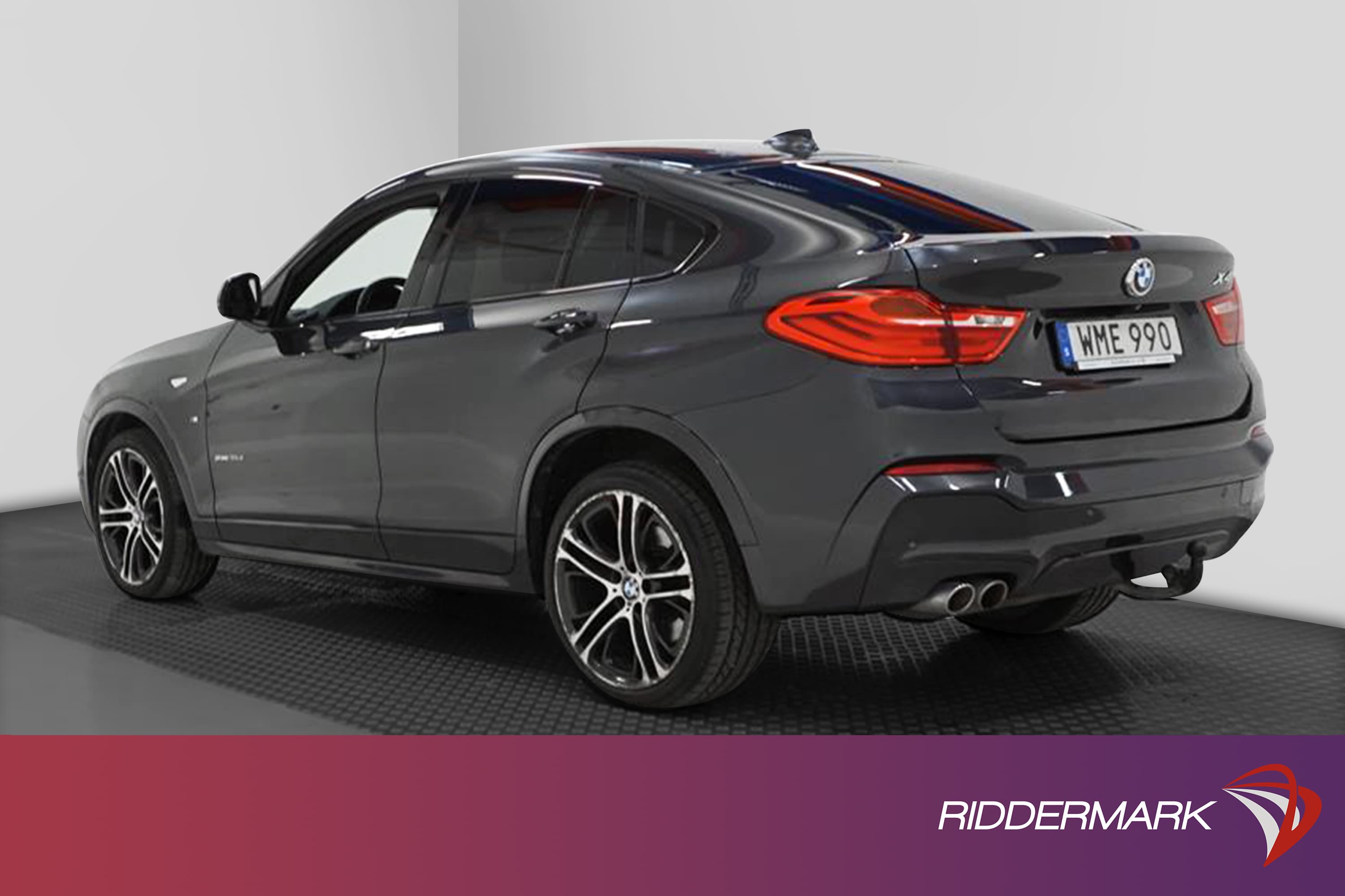 BMW X4 xDrive35d 313hk M-Sport Värmare H/K T-lucka 360° Naviexteriör