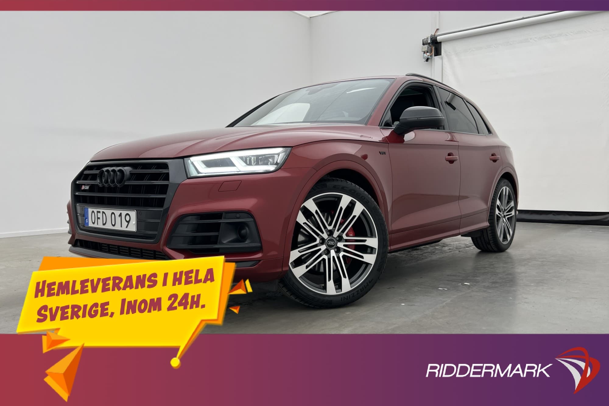 Audi SQ5 V6 Q 354hk Värmare Luftfjäd Pano B&O Cockpit Kamera