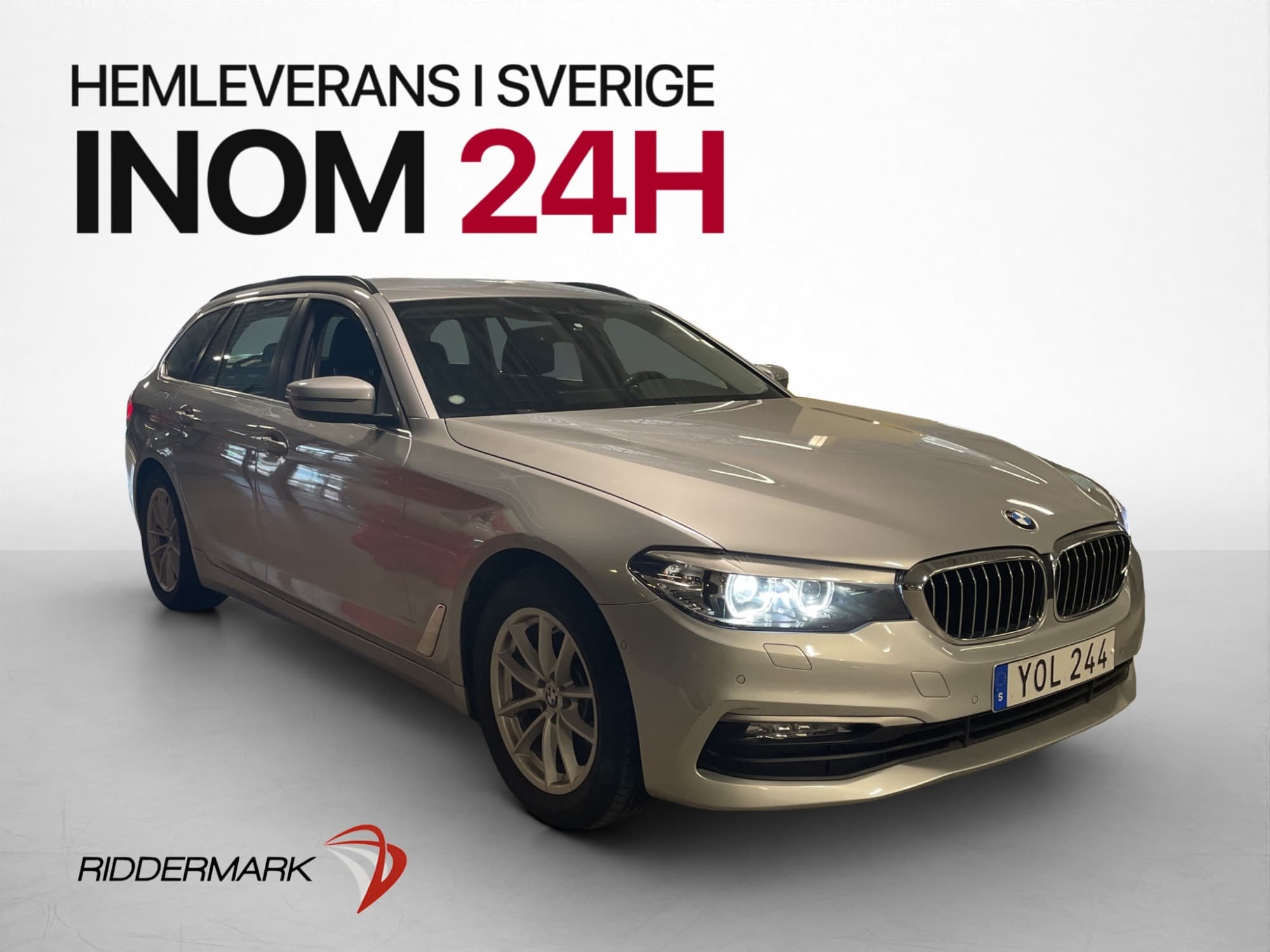 BMW 520d xDrive Touring Värmare Kamera Rattvärme Navi Nyserv