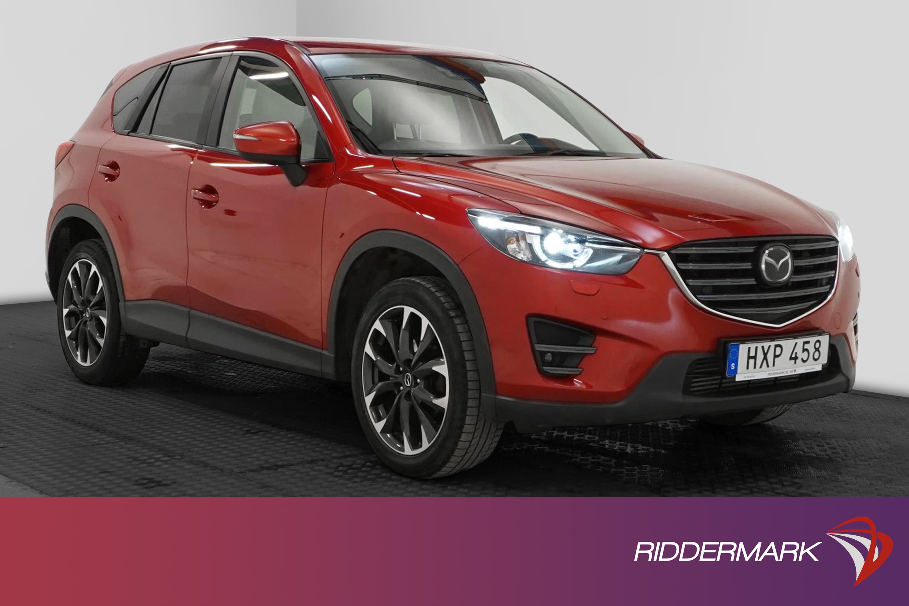 Mazda CX-5 2.2 AWD 175hk Optimum Värmare Kamera Skinn Drag