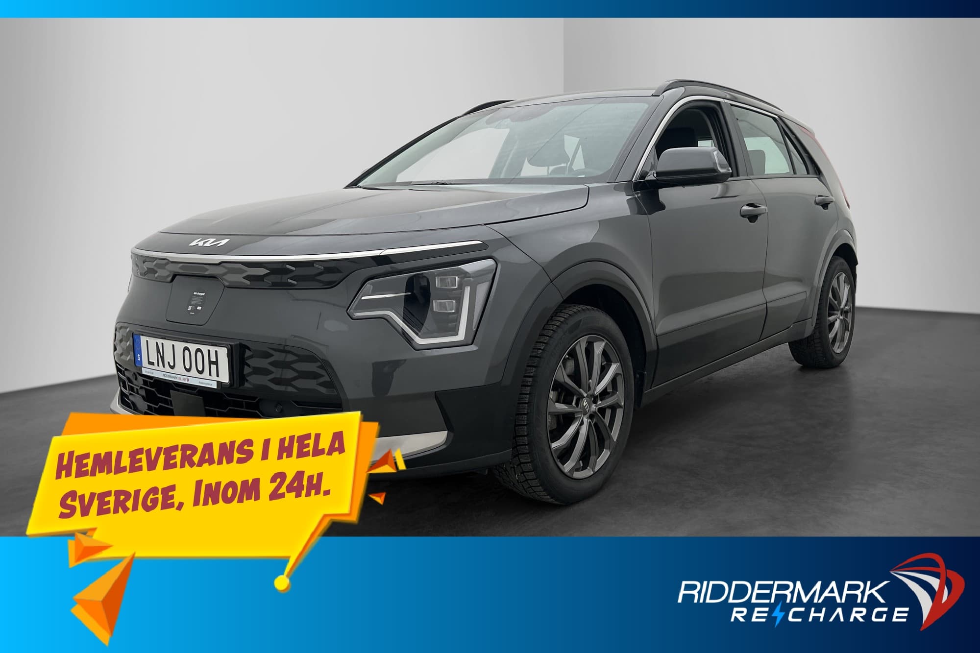 Kia Niro EV 204hk Action Kamera Rattvärme CarPlay MOMS