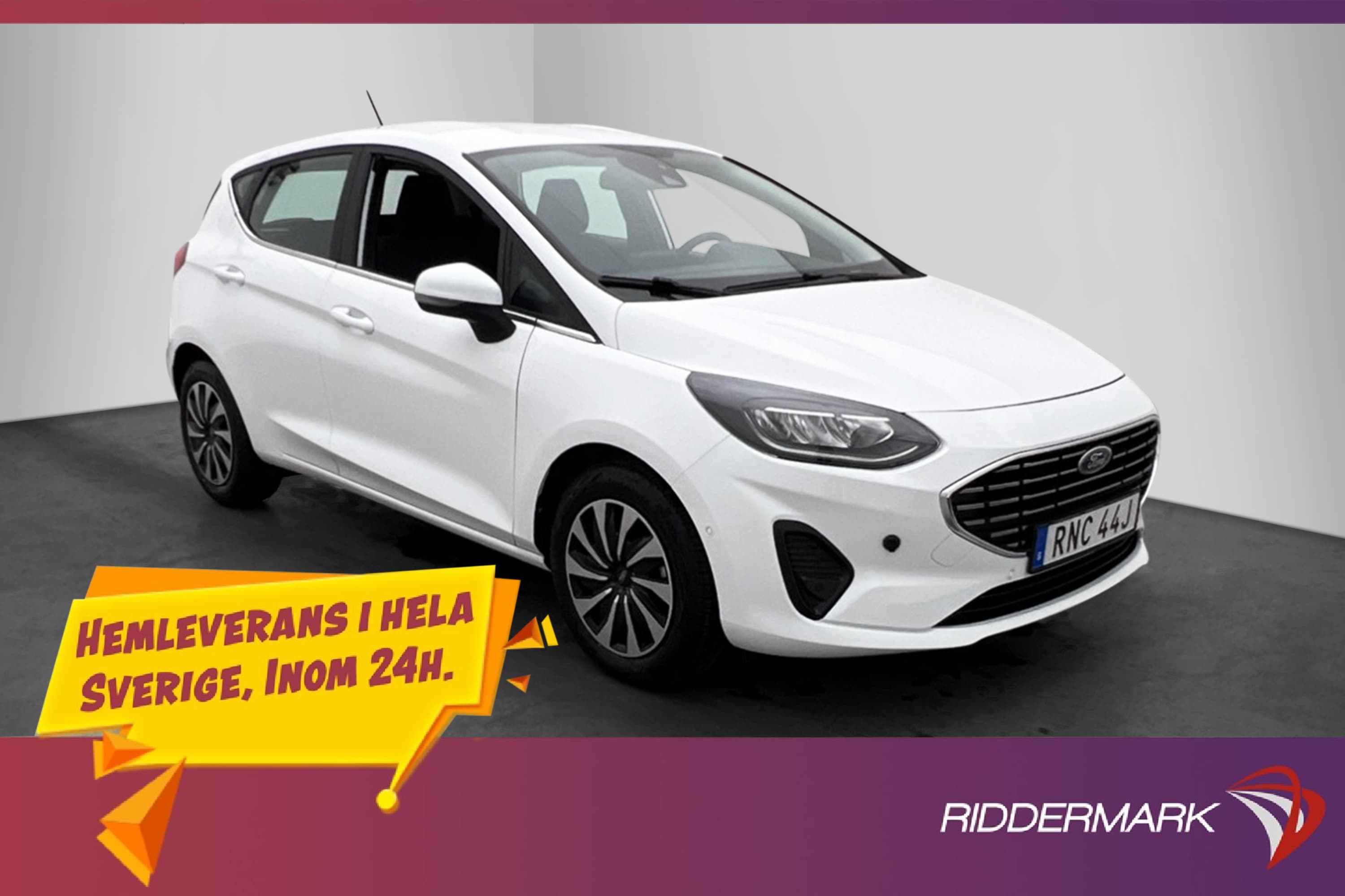Ford Fiesta 1.0 EcoBoost 95hk MOMS Värmare Kamera Låg-Skatt