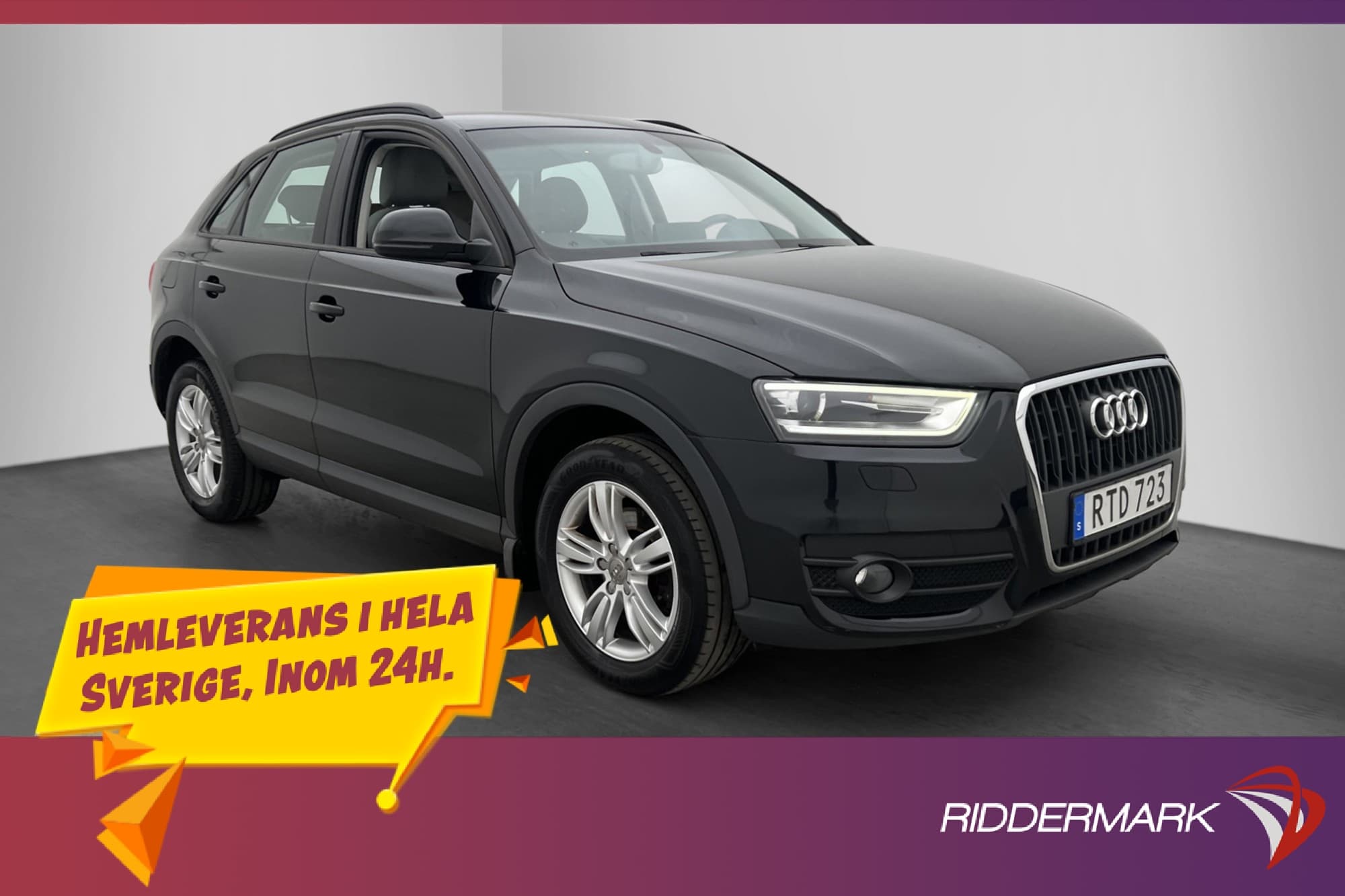 Audi Q3 2.0 TDI 140hk Comfort Navi Farthållare Bluetooth