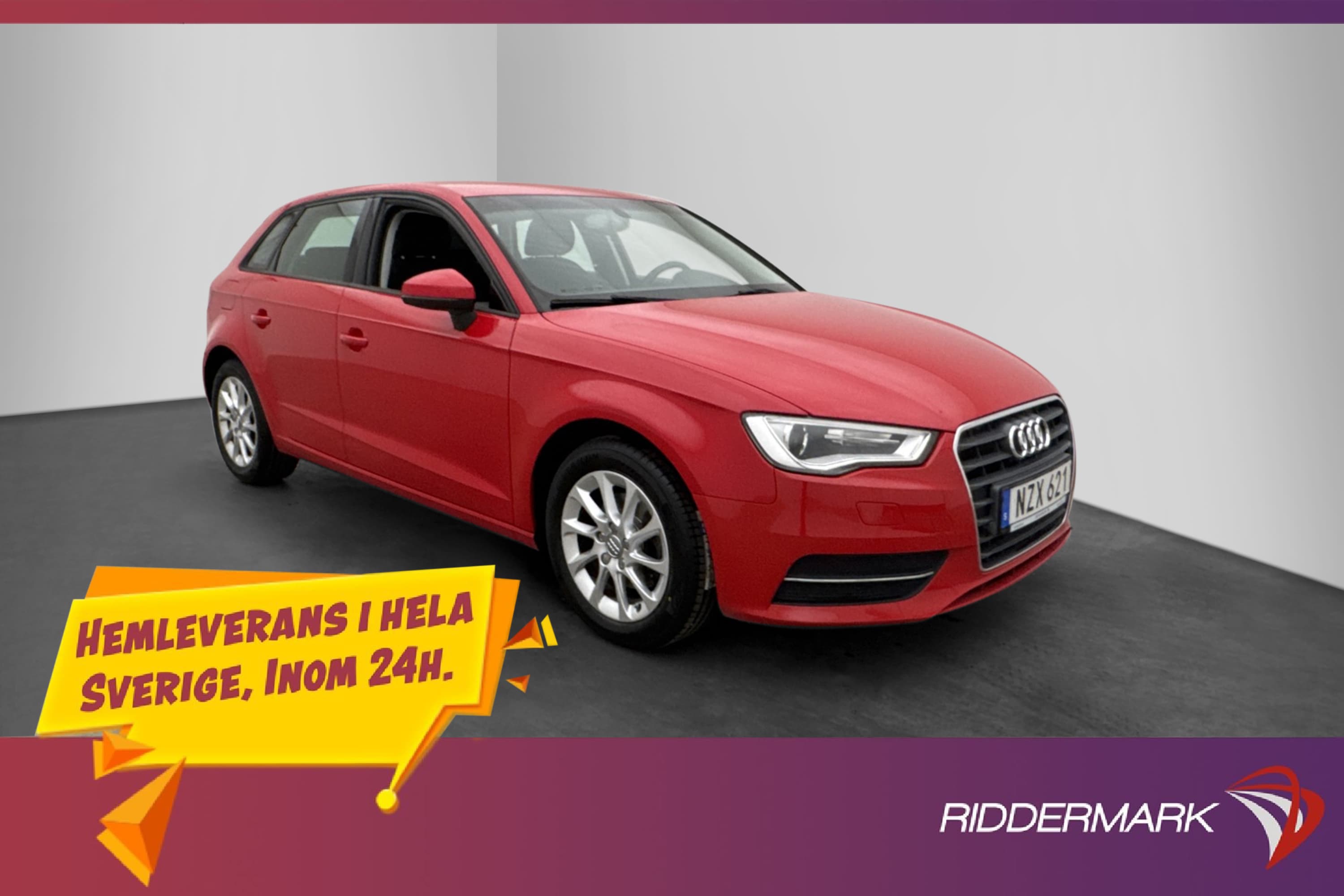 Audi A3 Sportback 1.4 TFSI 122hk Comfort Värmare Dragkrok