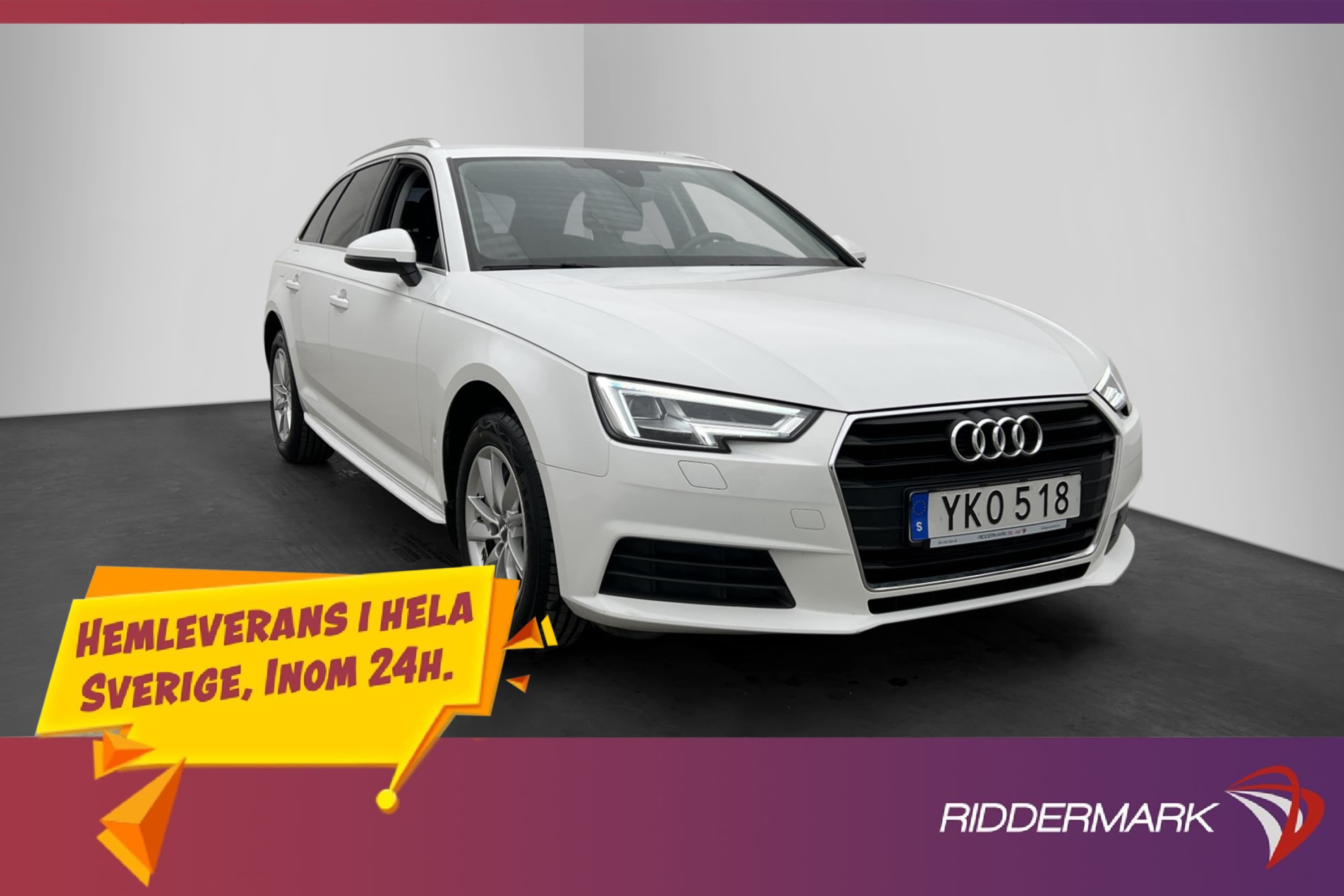 Audi A4 2.0 TDI 190hk Proline P-Sensorer Bluetooth