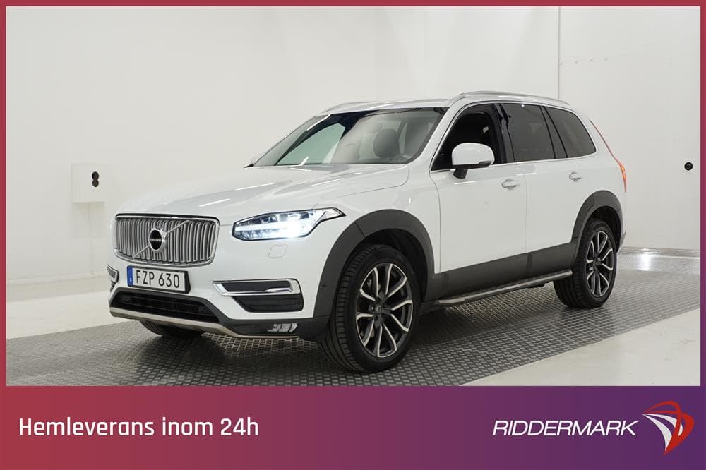 Volvo XC90 D5 AWD Inscription 7-Sits Backkamera Kamrem Bytt exteriör
