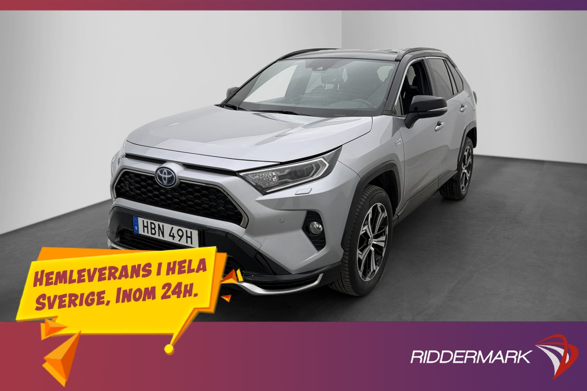 Toyota RAV4  Plug-in Döda vinkel varning Carplay Kamera