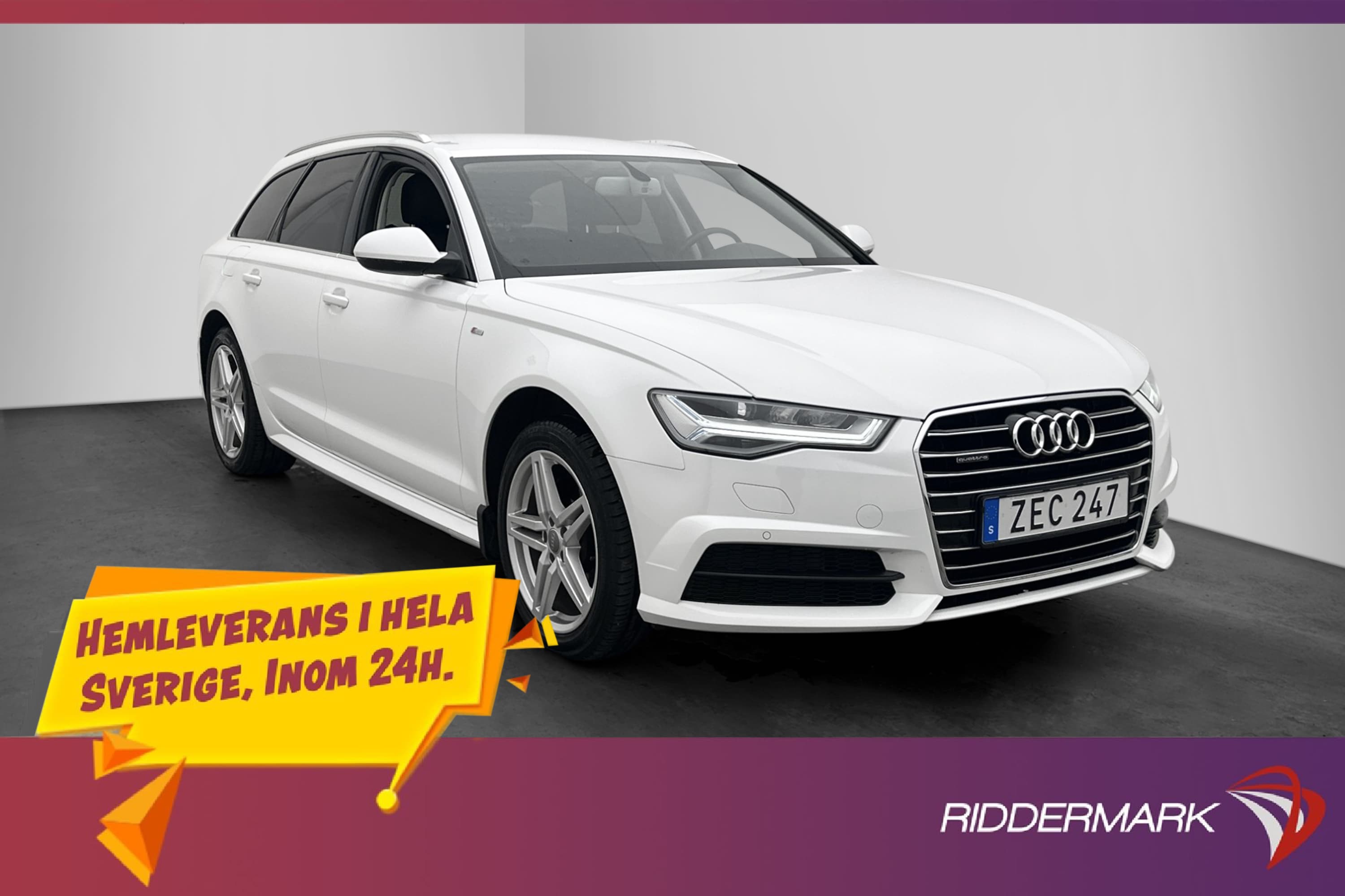 Audi A6 Avant TDI Quattro 190hk S-Line Värmare Navi Dragkrok