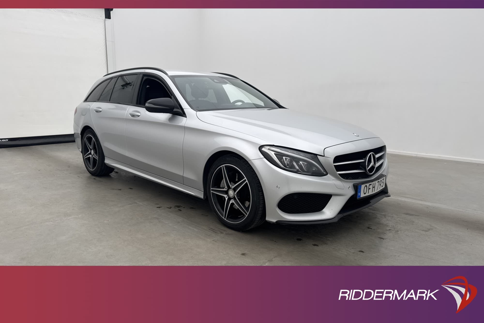 Mercedes-Benz C 220 T d 4M AMG Burmester Värmare Skinn Drag