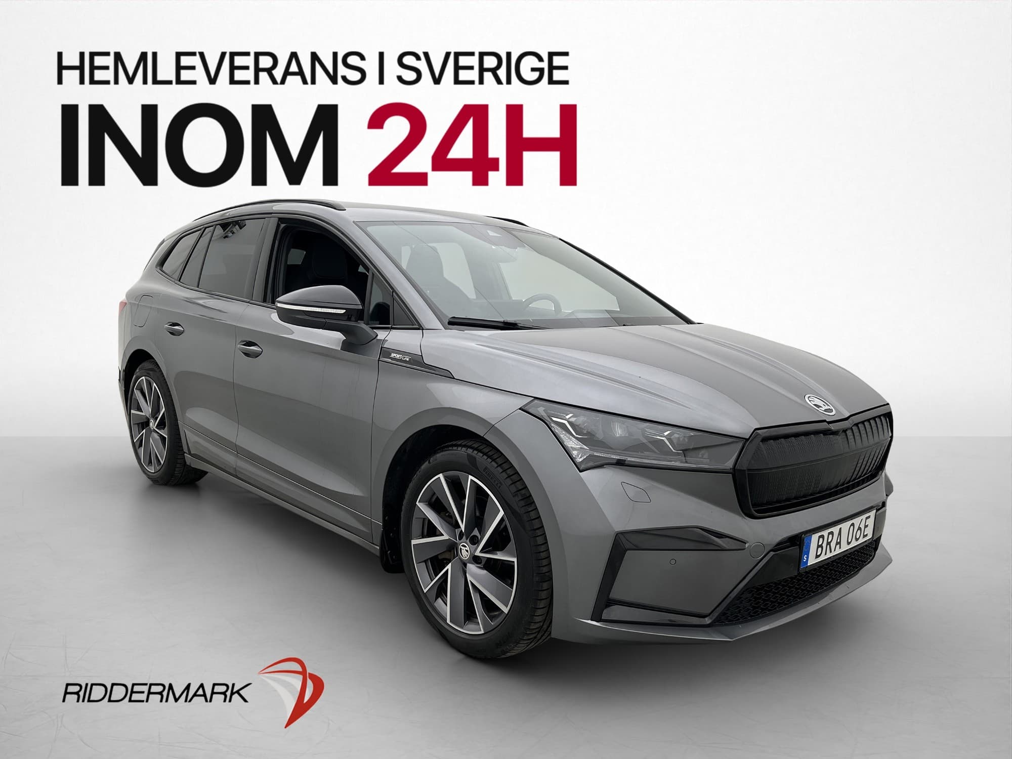 Skoda Enyaq 80 204hk Sportline HUD Dragkrok Kamera Värmare