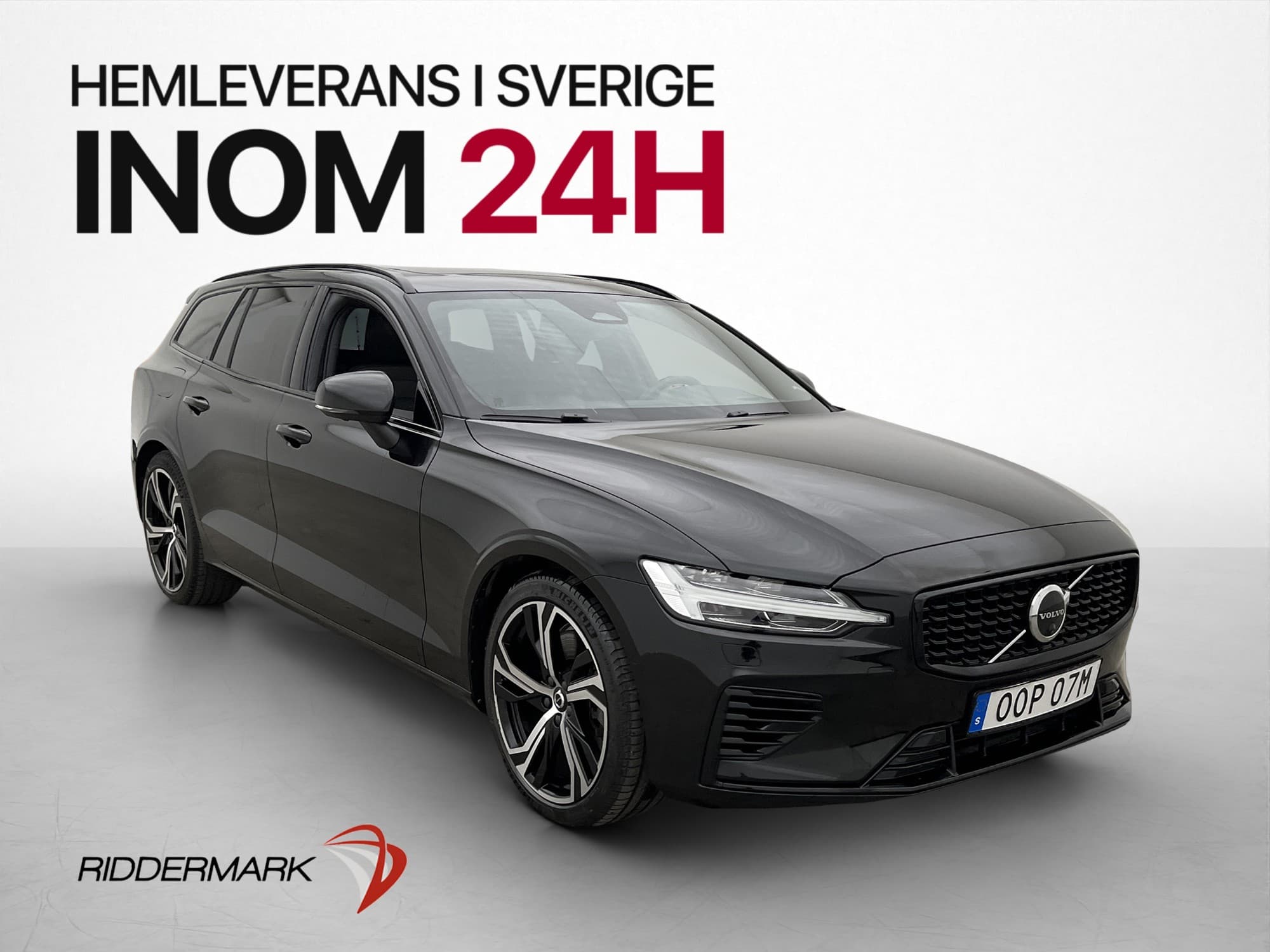 Volvo V60 T8 456hk AWD Ultimate Dark Värm B&W Pano HUD 360°