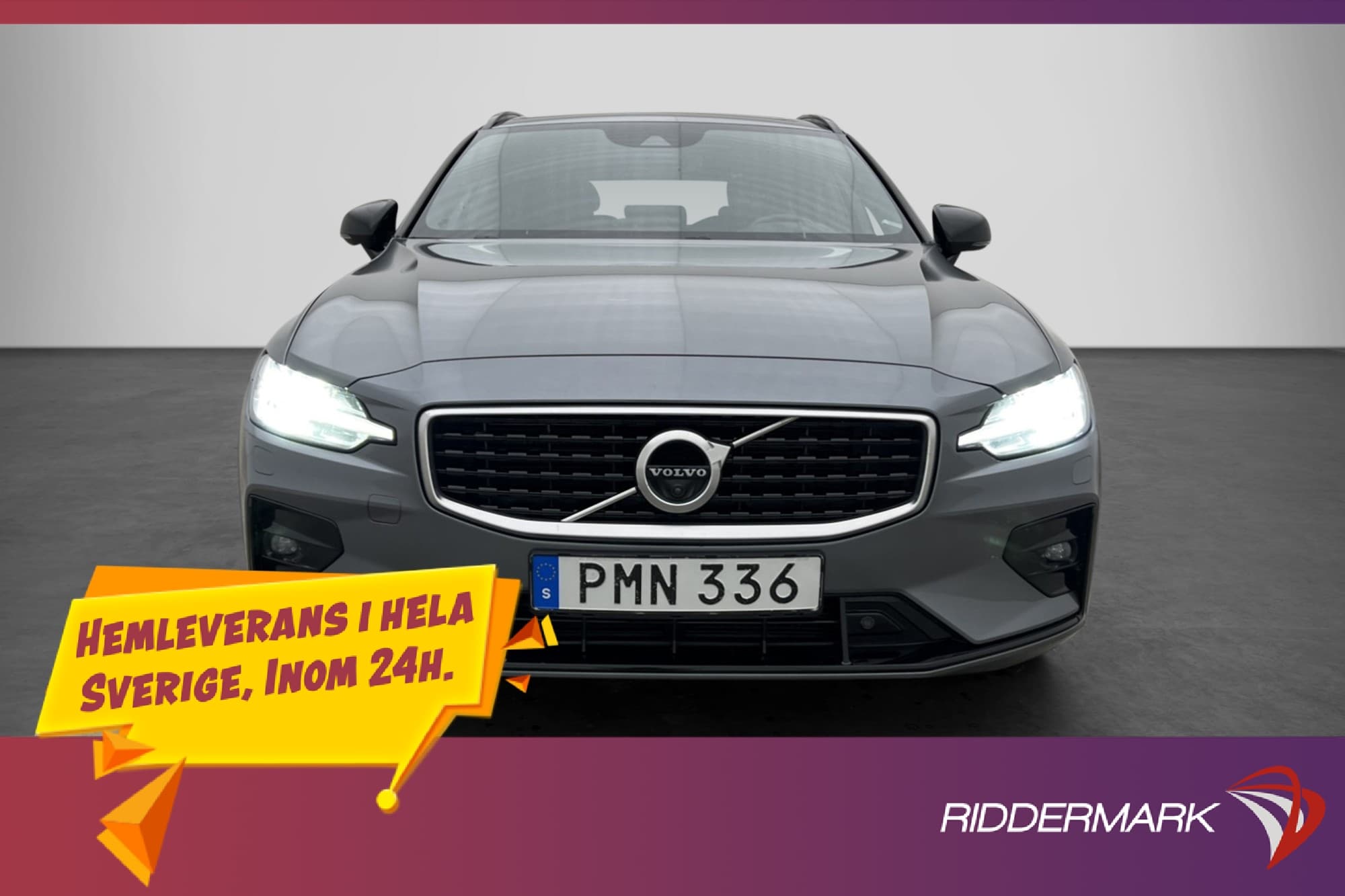 Volvo V60 T5 R-Design VOC Värmare Pano 360° HUD H/K GPS Drag