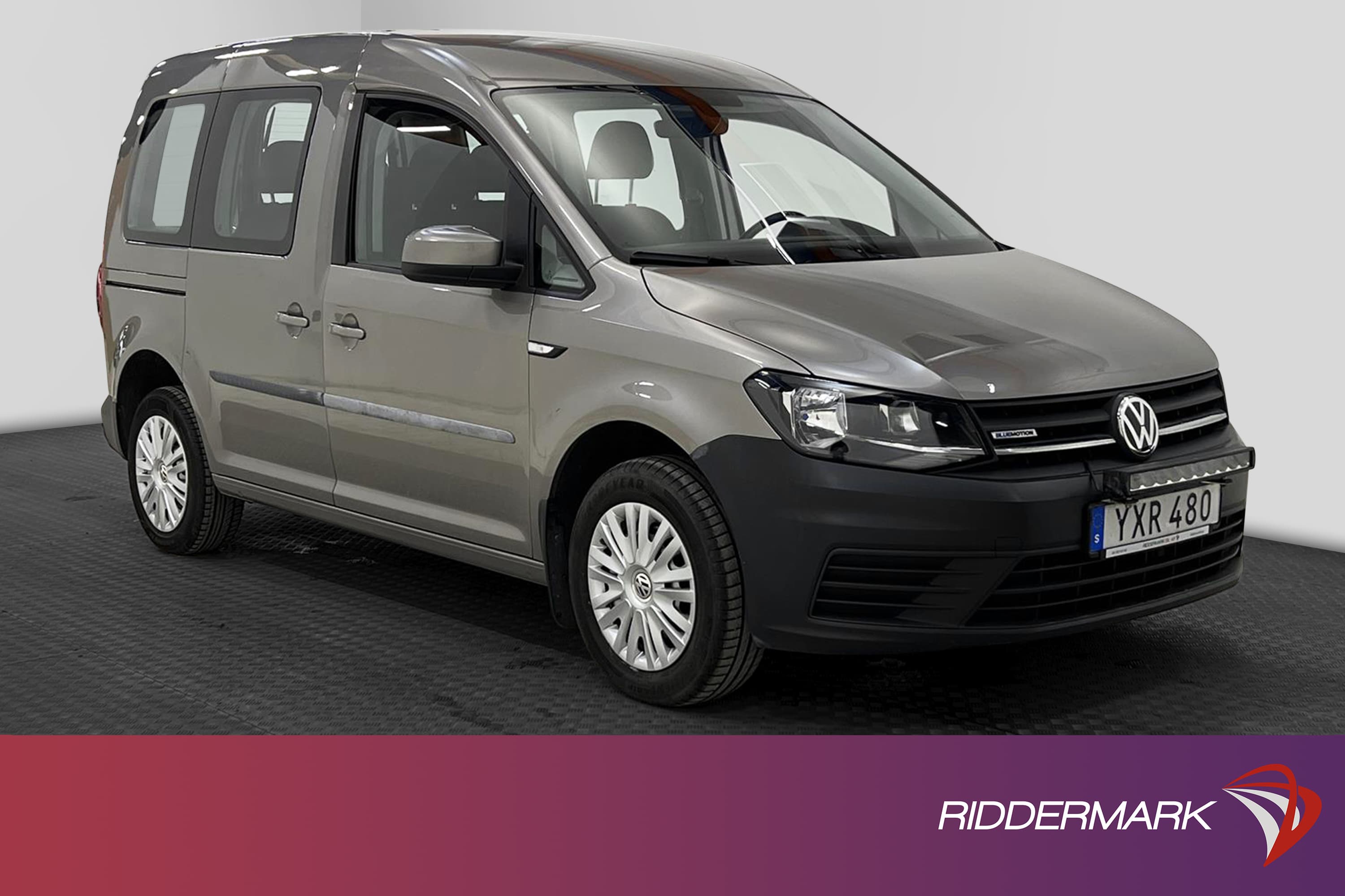 Volkswagen Caddy Life TGI 110hk Värmare Sensorer Dragkrok