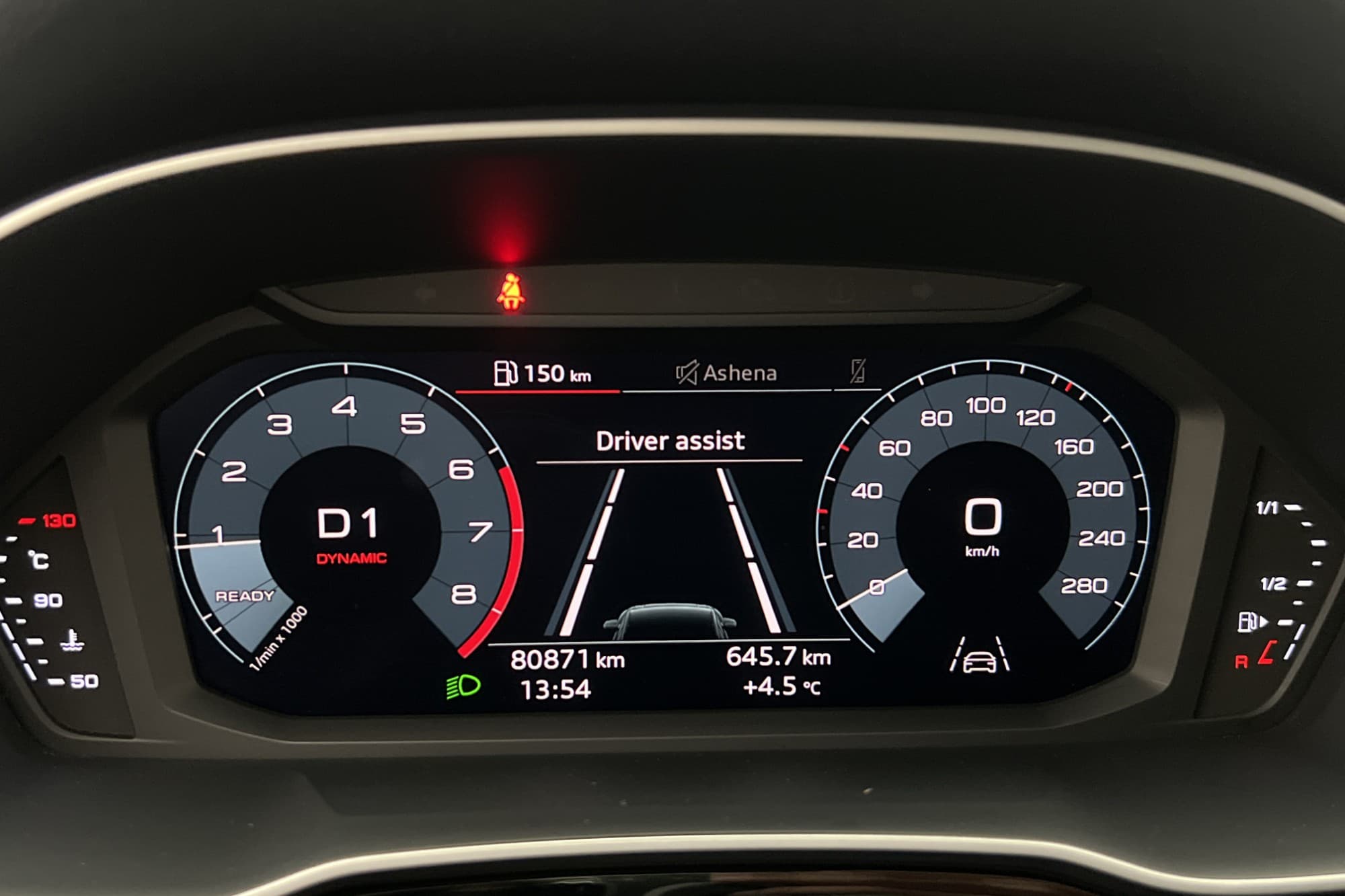 Audi Q3 35 TFSI 150hk Proline Advanced Cockpit Sensorer