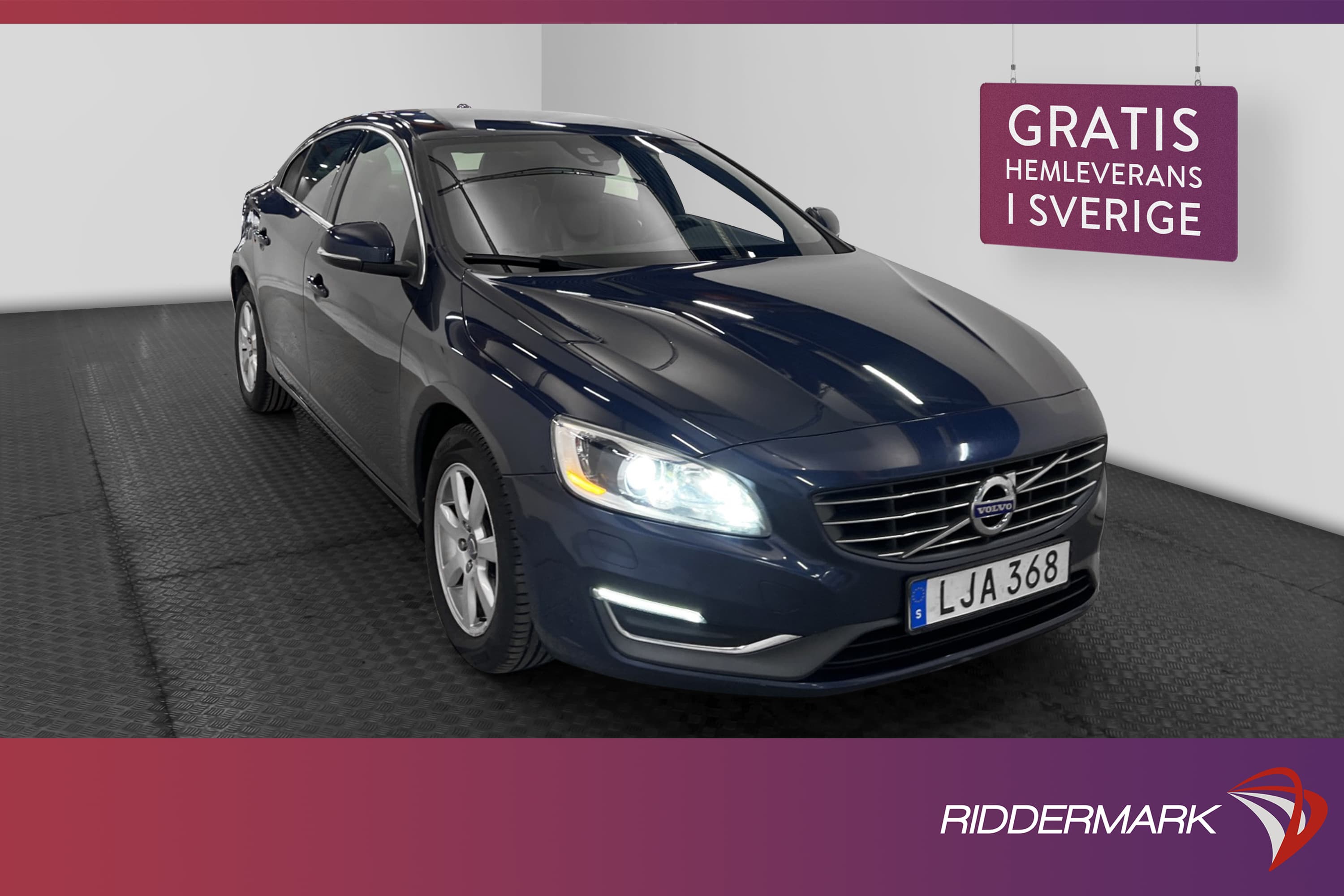 Volvo S60 D4 181hk Momentum VOC Värmare Skinn PDC Välservad