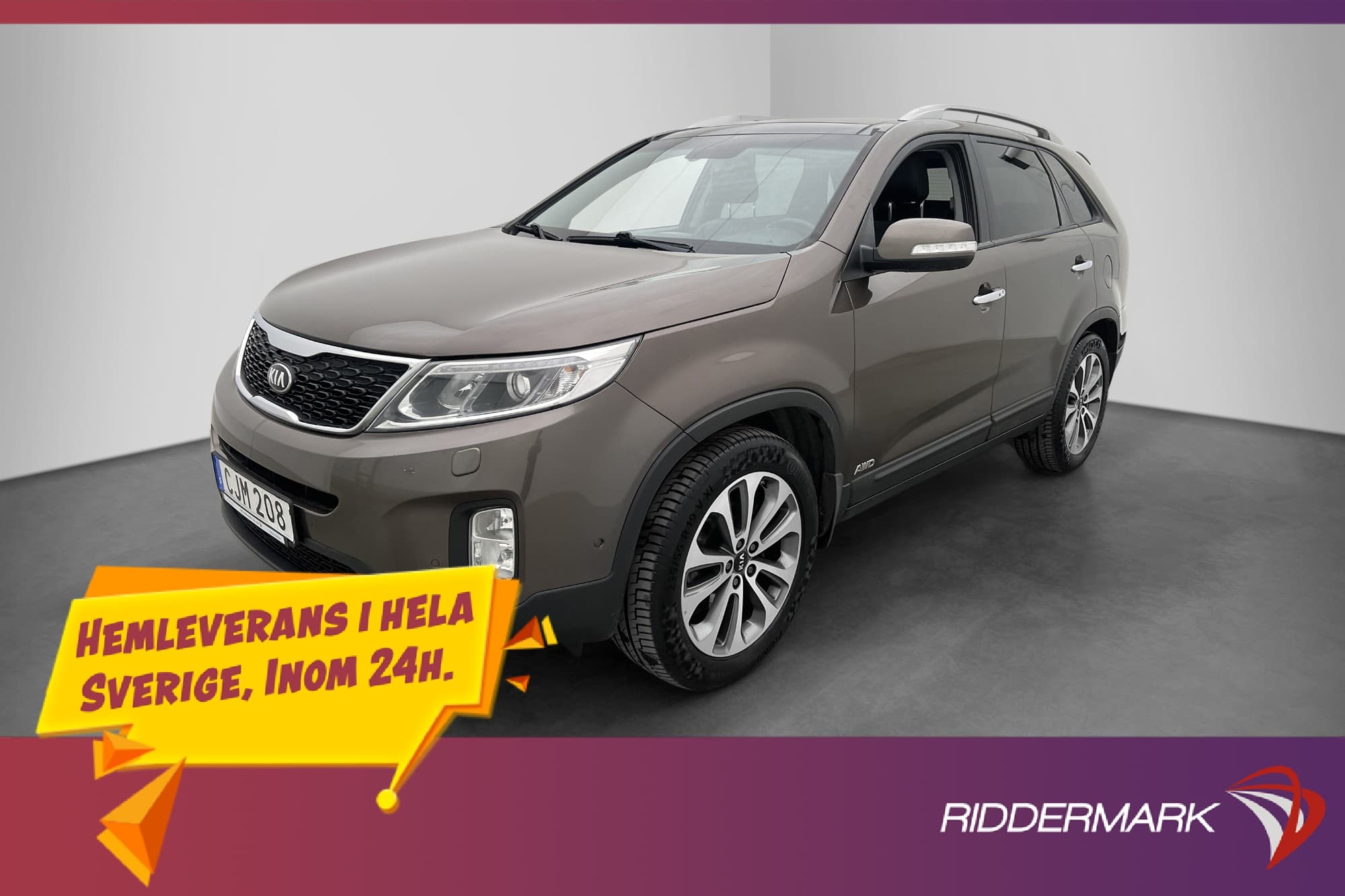 Kia Sorento 2.2 CRDi 4WD 7-Sits Pano Kamera Navi Skinn Drag