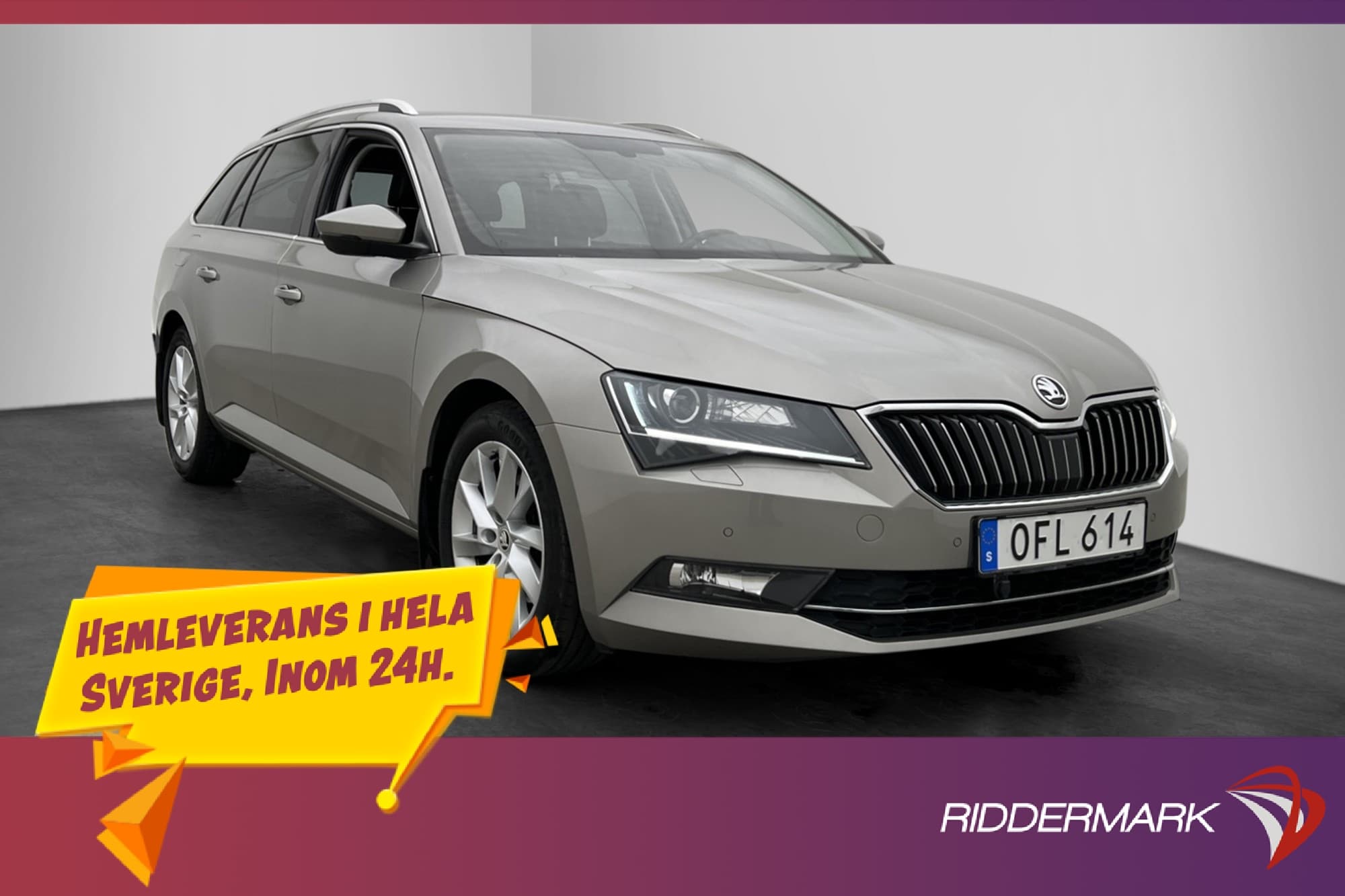 Skoda Superb 1.4 TSI Businessline Värmare Canton Kamera Drag