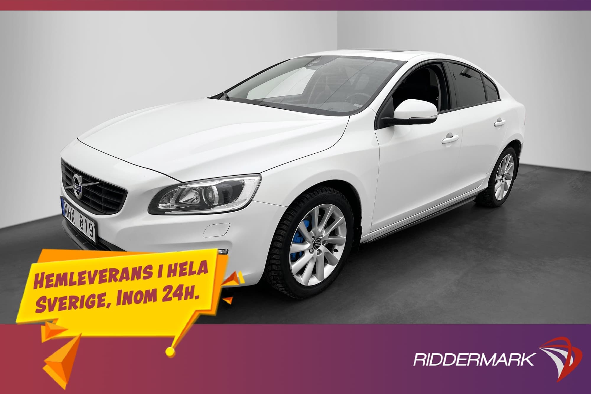 Volvo S60 Polestar T6 AWD 329hk Summum Värmare Skinn T-Lucka
