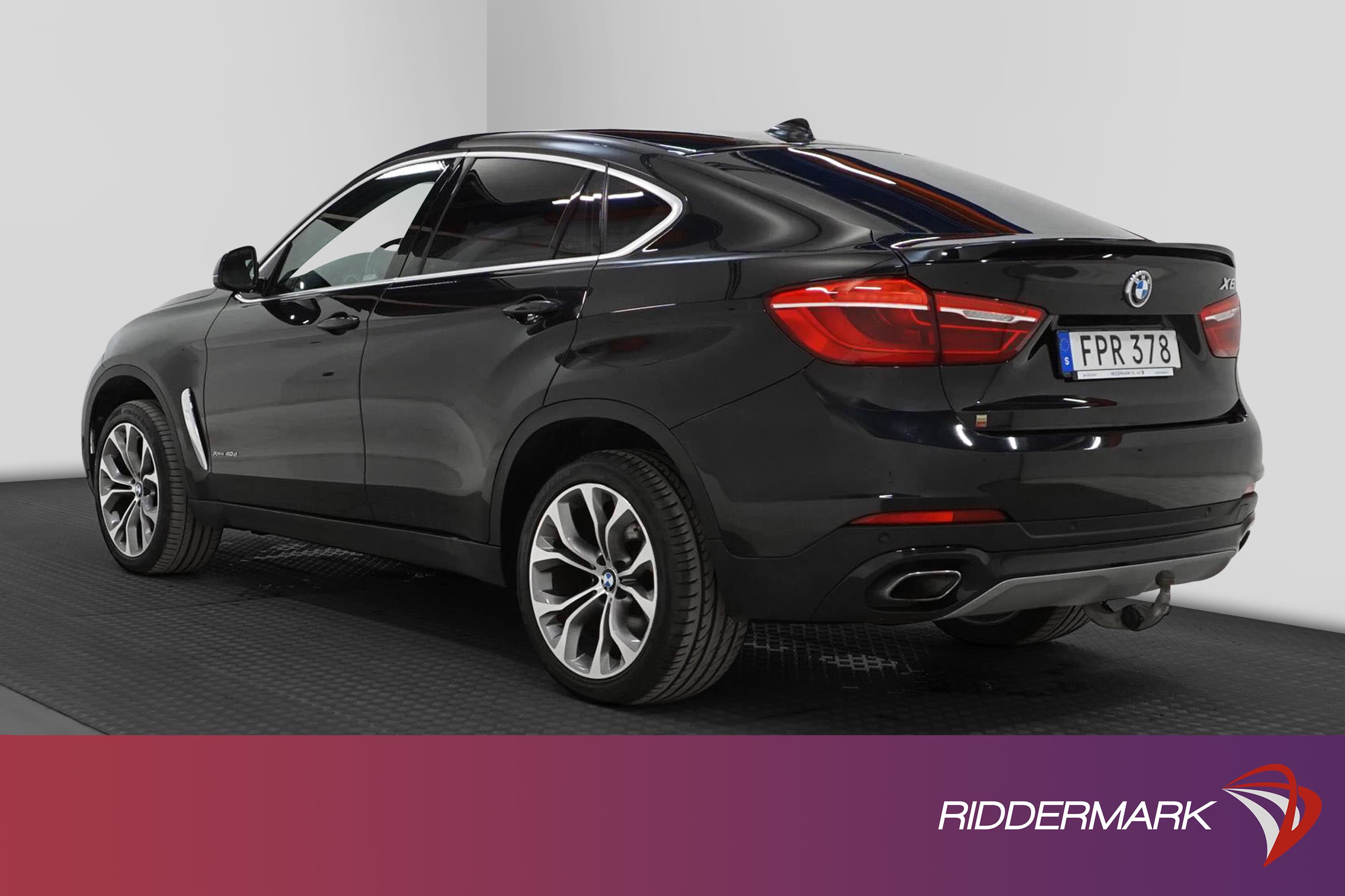BMW X6 xDrive40d 313hk Taklucka Navi H/K Dragkrok HUD D-Värm