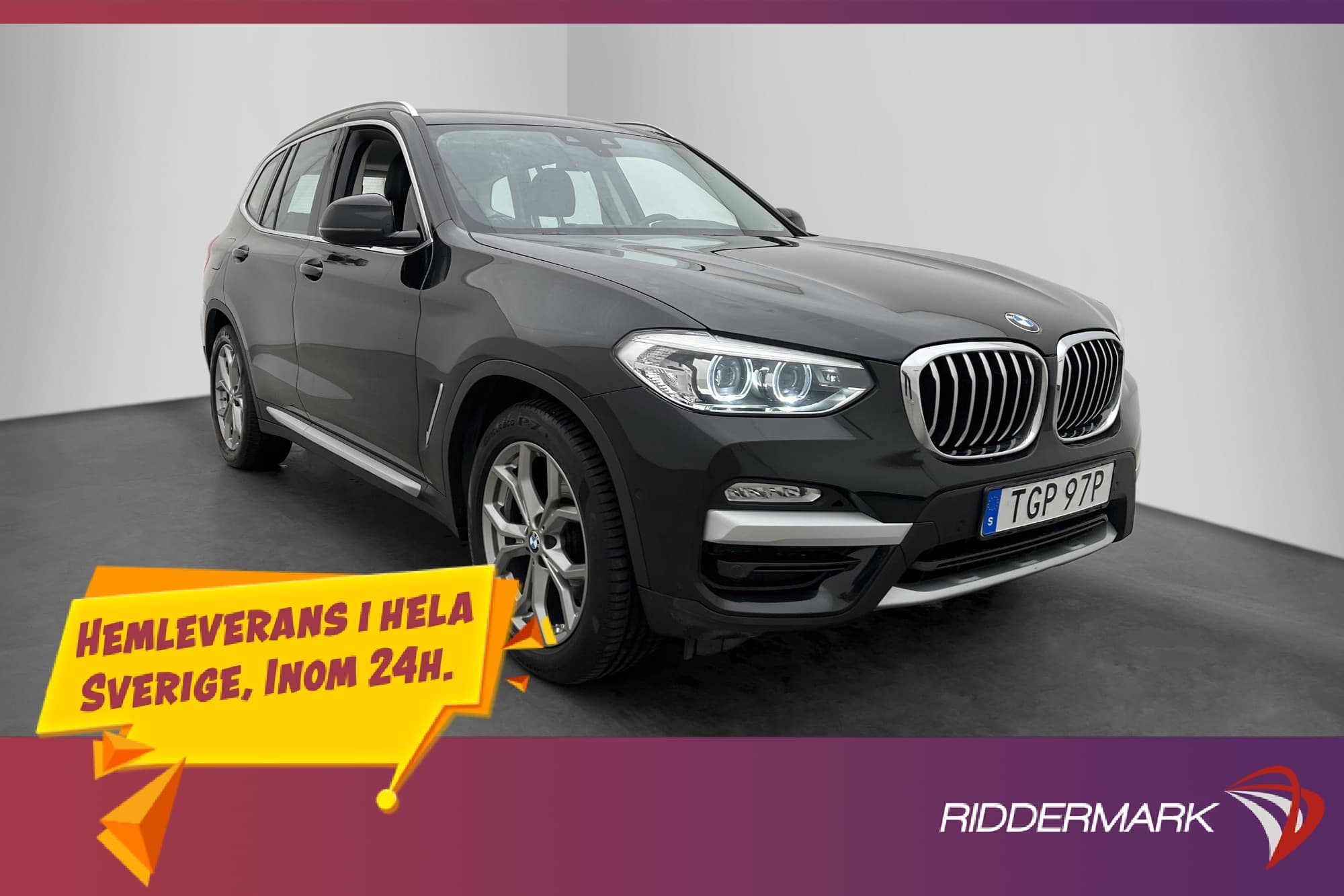 BMW X3 20 d xDrive 190hk Kamera Drag Gesture Rattvärme