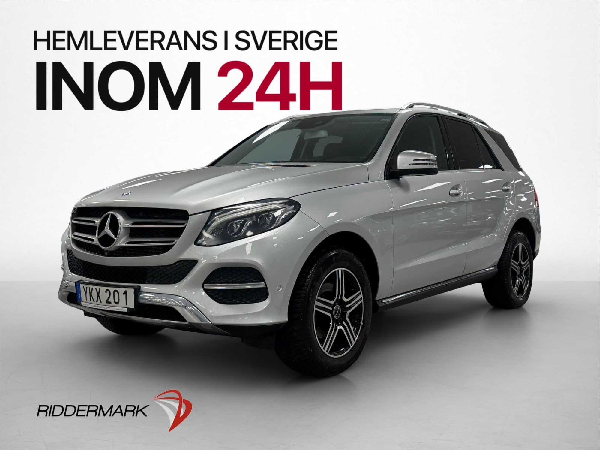 Mercedes-Benz GLE 350d 258hk 4M Värm 360° H/K Skinn Drag