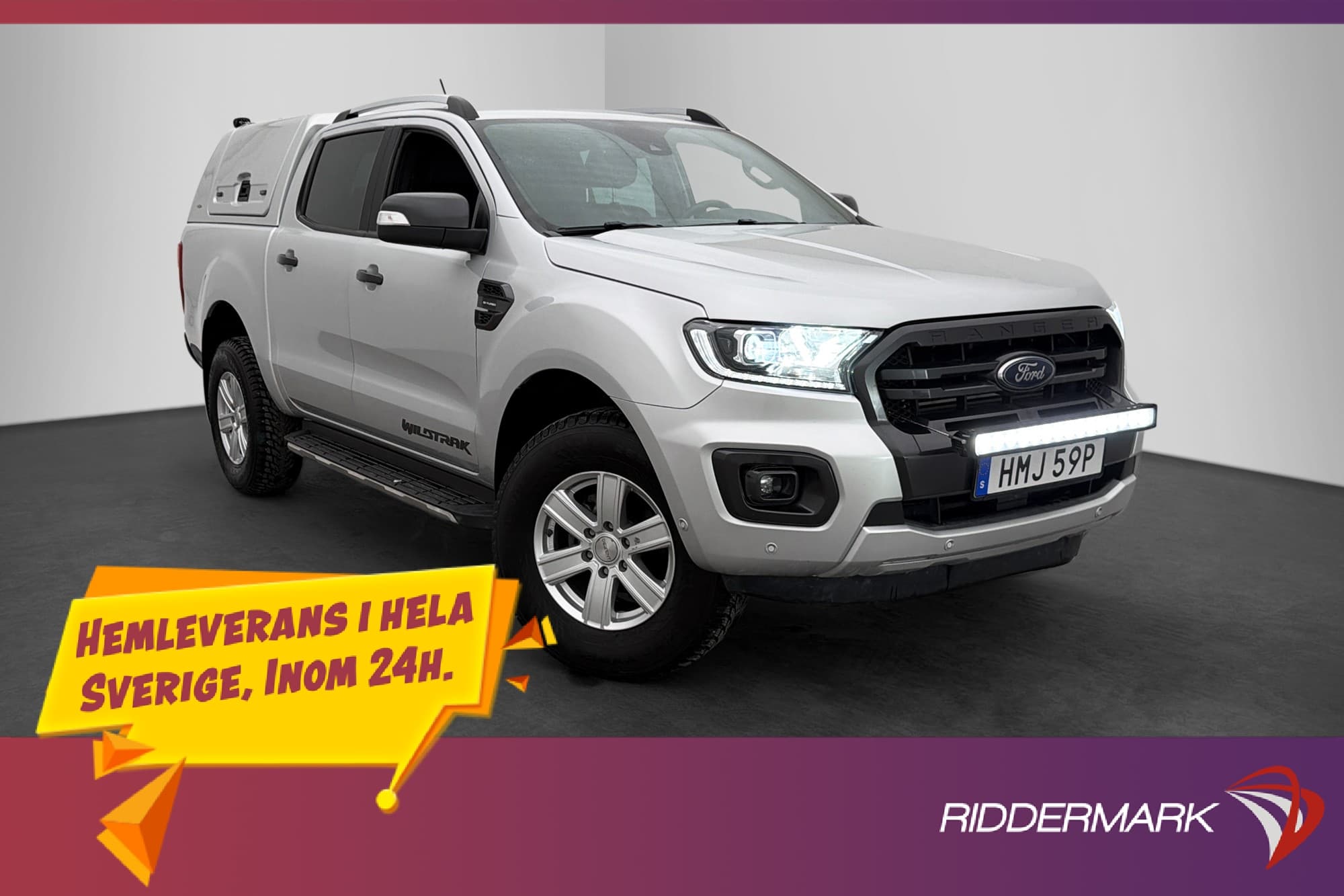 Ford ranger Wildtrak 213hk 4x4 Värmare Drag Diff Kåpa Moms