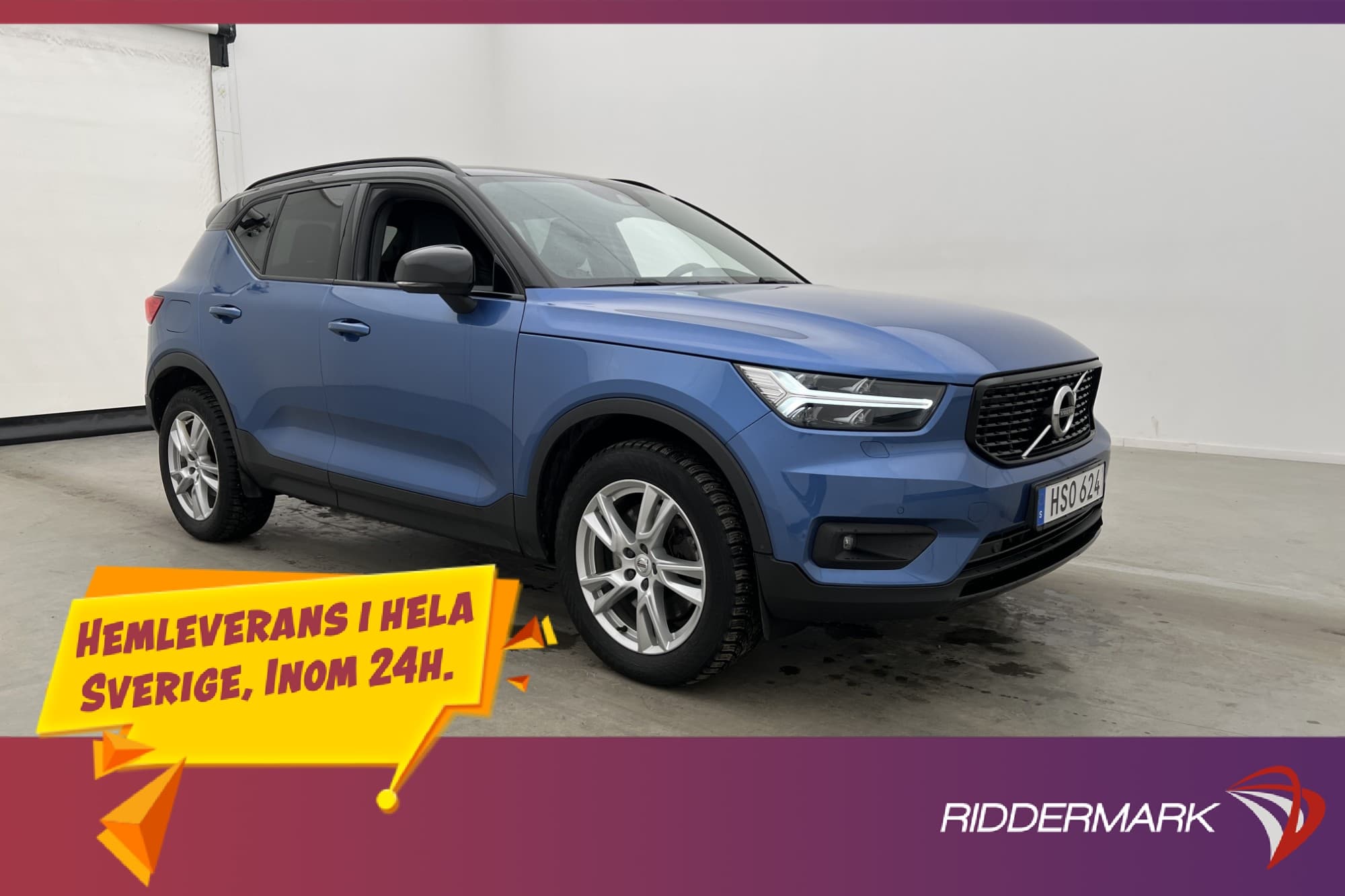 Volvo XC40 Recharge T4 R-Design Värm H/K Kamera Skinn Drag