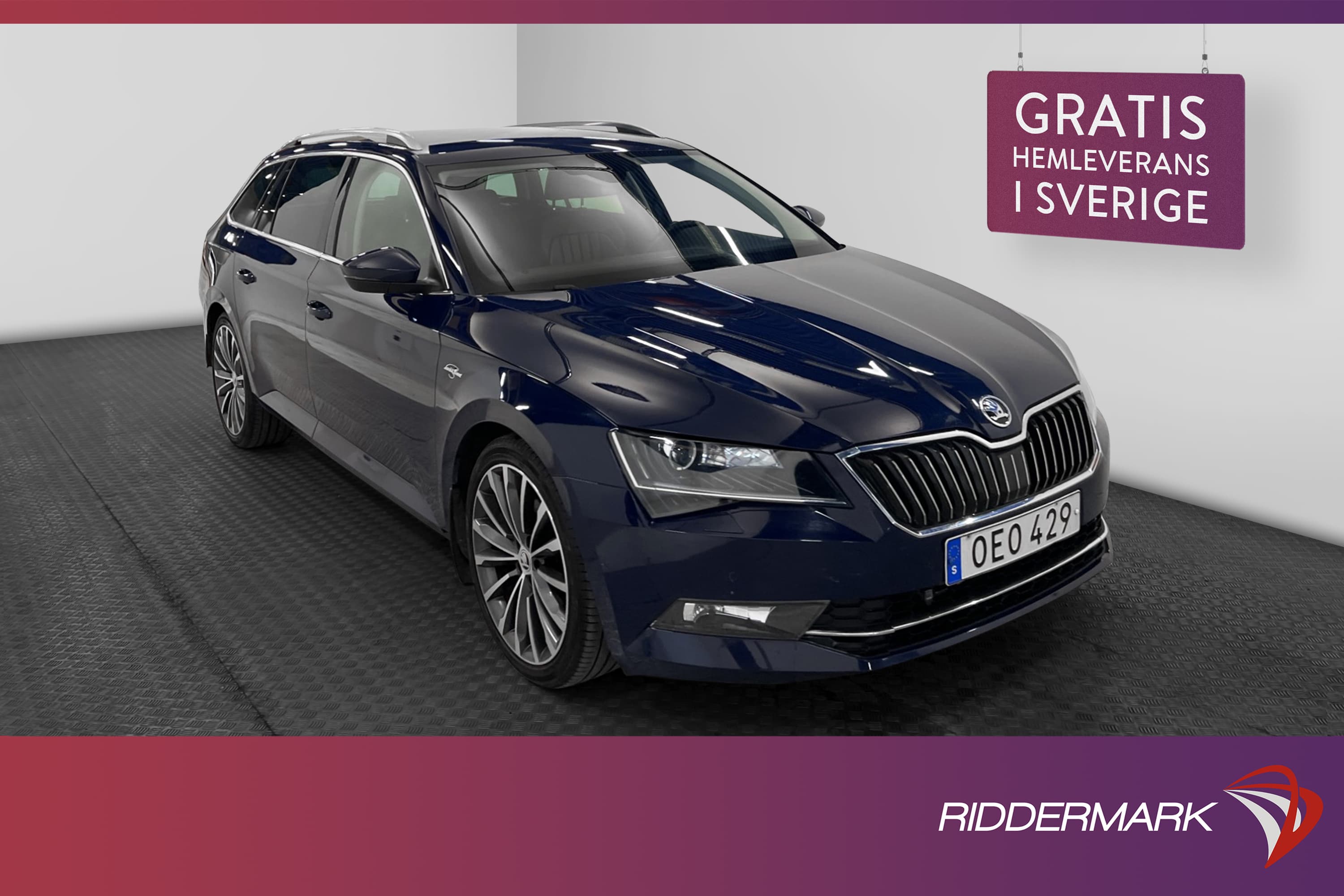 Skoda Superb 2.0 TDI 4x4 190hk L&K Värmare Canton Skinn Drag