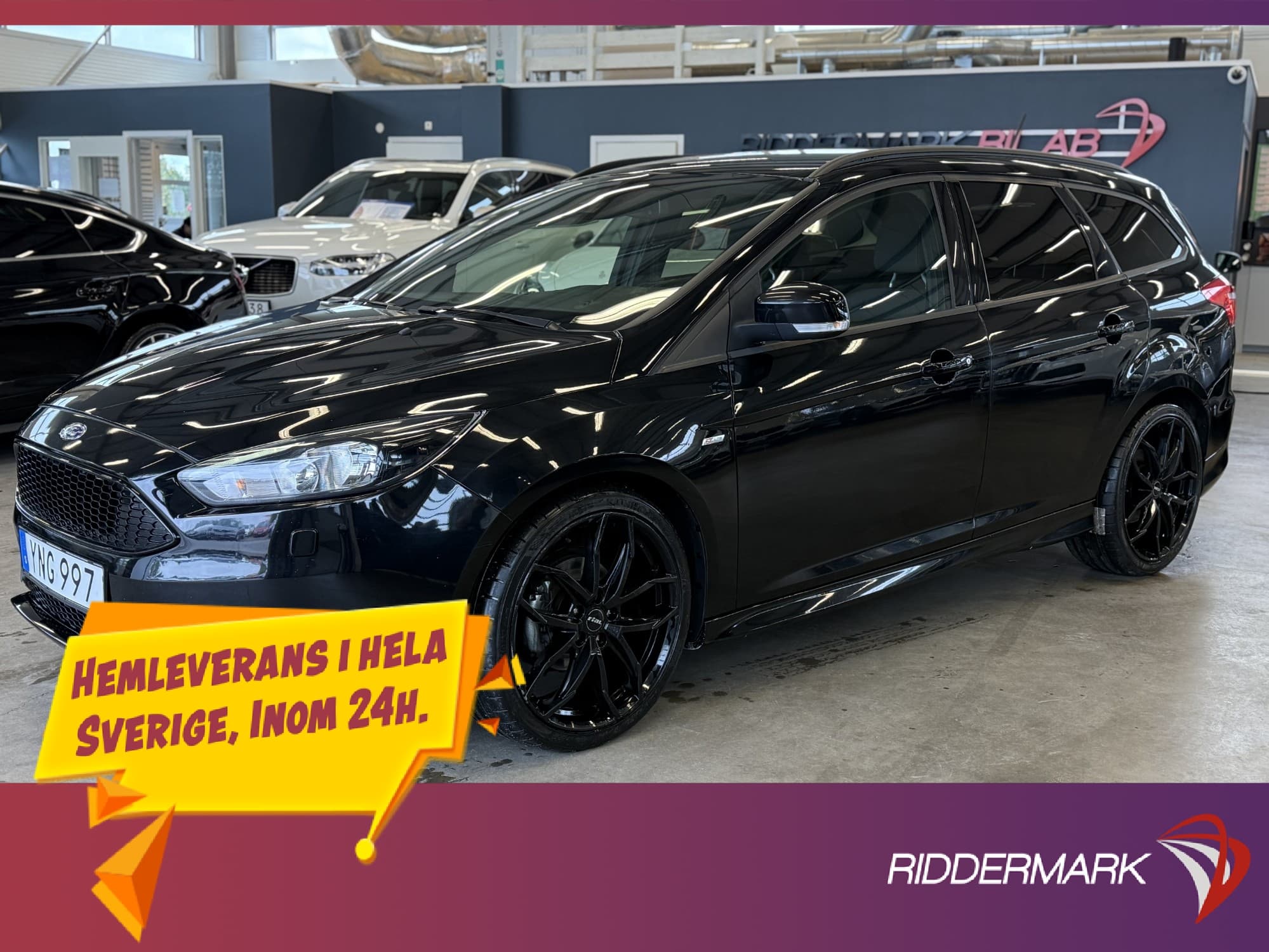 Ford Focus 1.0 125hk ST-Line M/K-Värmare Kamera Lane Assist