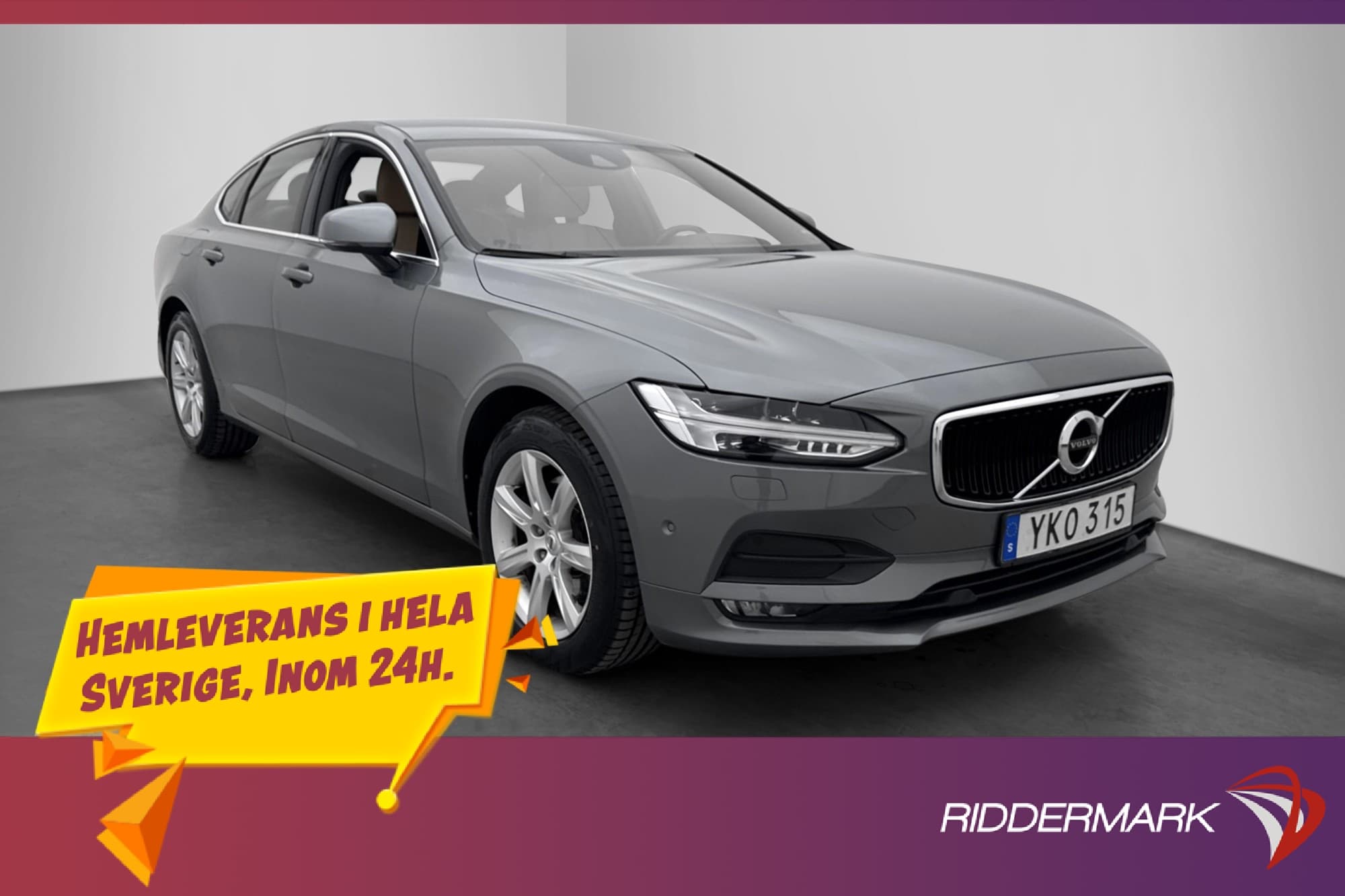 Volvo S90 D4 AWD 190hk Momentum Värmare  Kamera Skinn BLIS