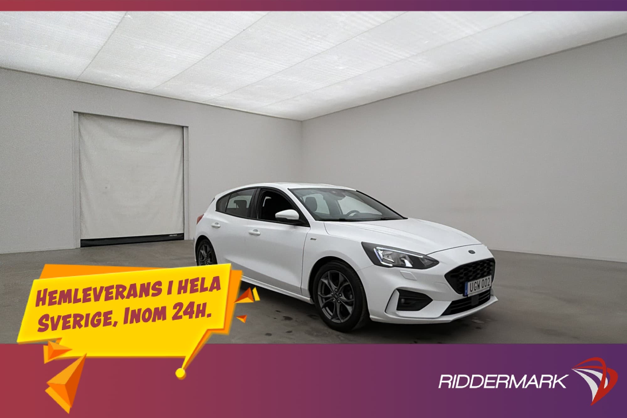 Ford Focus 1.0 125hk ST-Line Kamera Keyless SYNC-3 Rattvärme