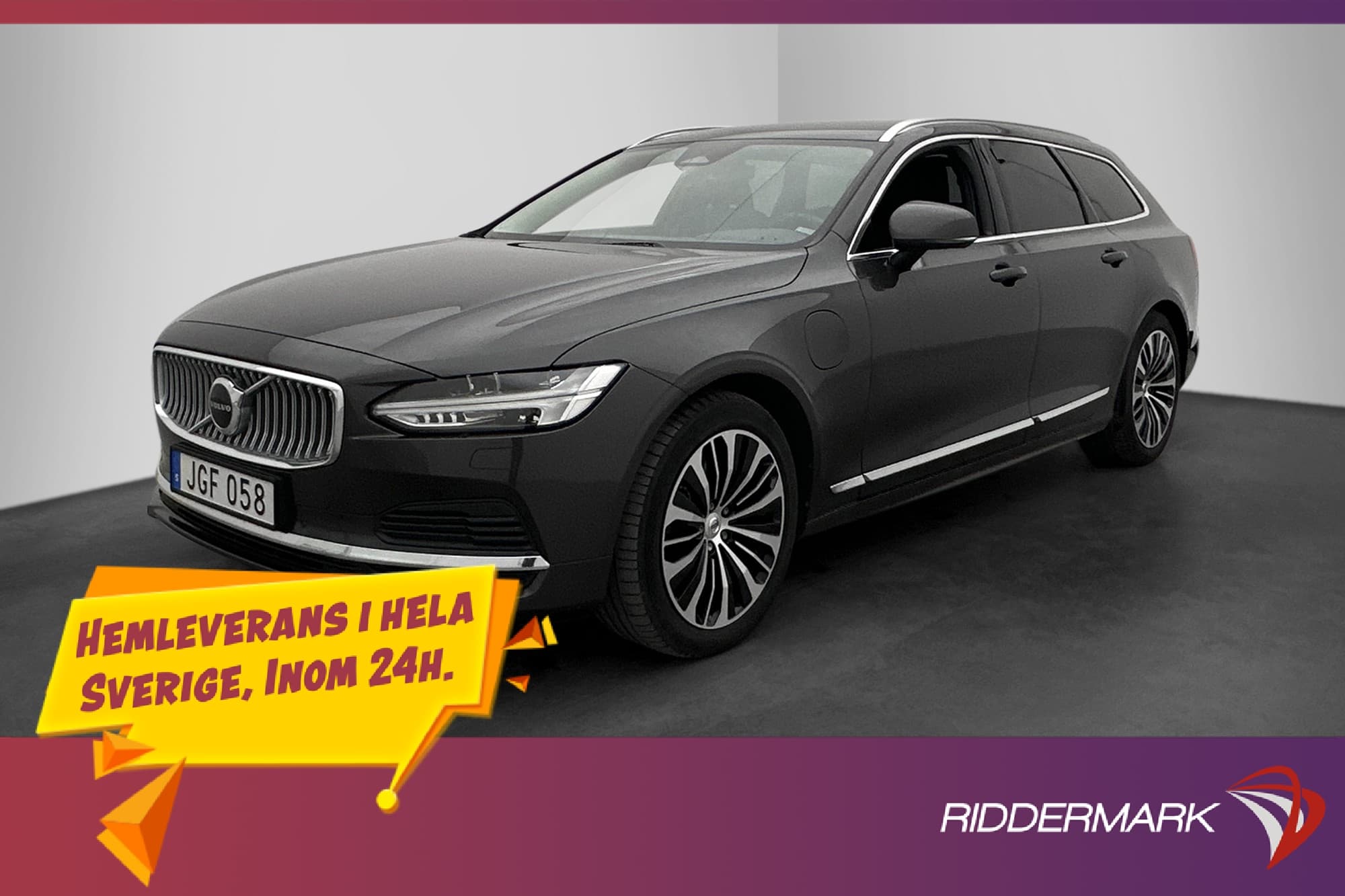 Volvo V90 Recharge T6 AWD Core Värmare Drag Kamera BLIS MOMS