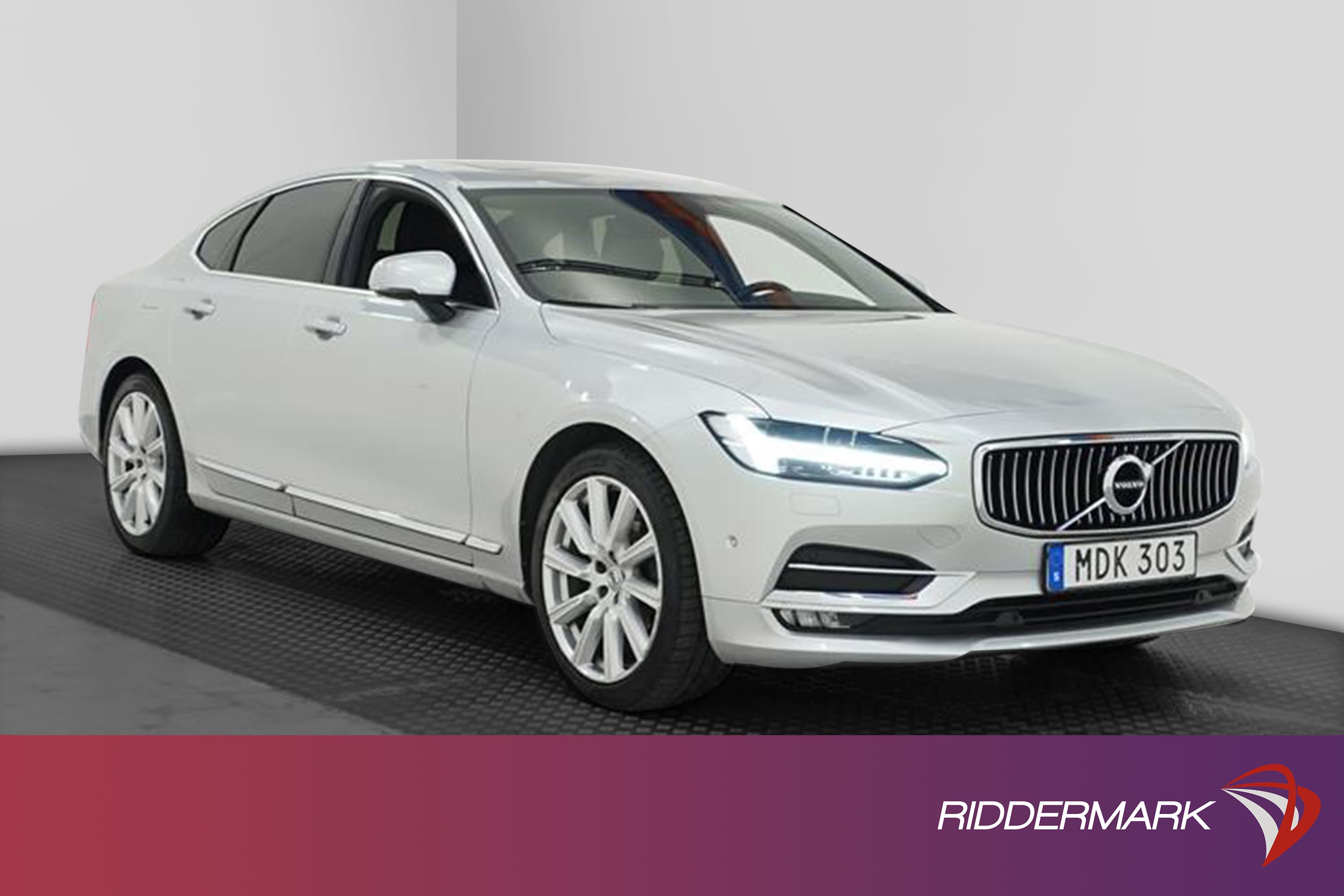 Volvo S90 D4 AWD Inscription D-Värm VOC T-Lucka Skinn B-Kamexteriör