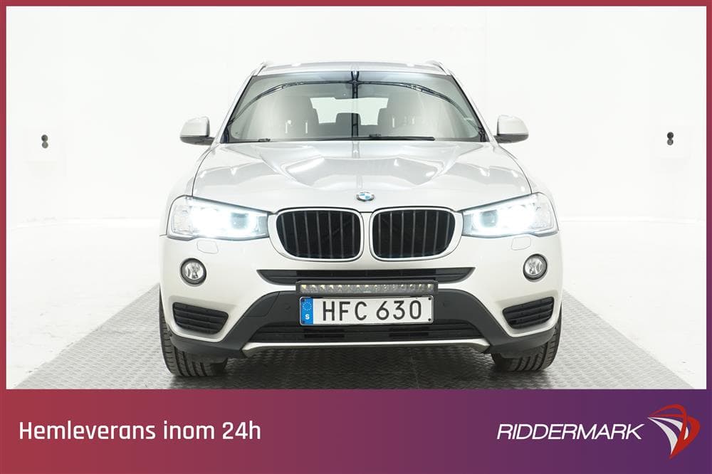 BMW X3 xDrive20d 190hk Drag Sportstolar Halvskinnexteriör