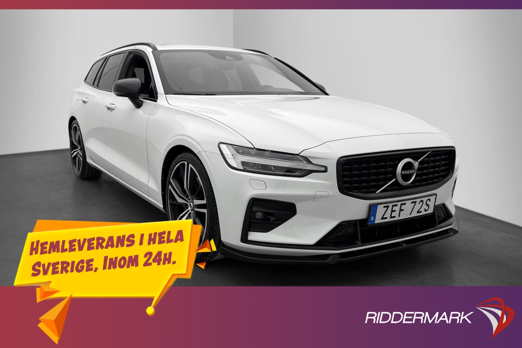 Volvo V60 Polestar T6 AWD 326hk R-Design VOC Panorama Kamera